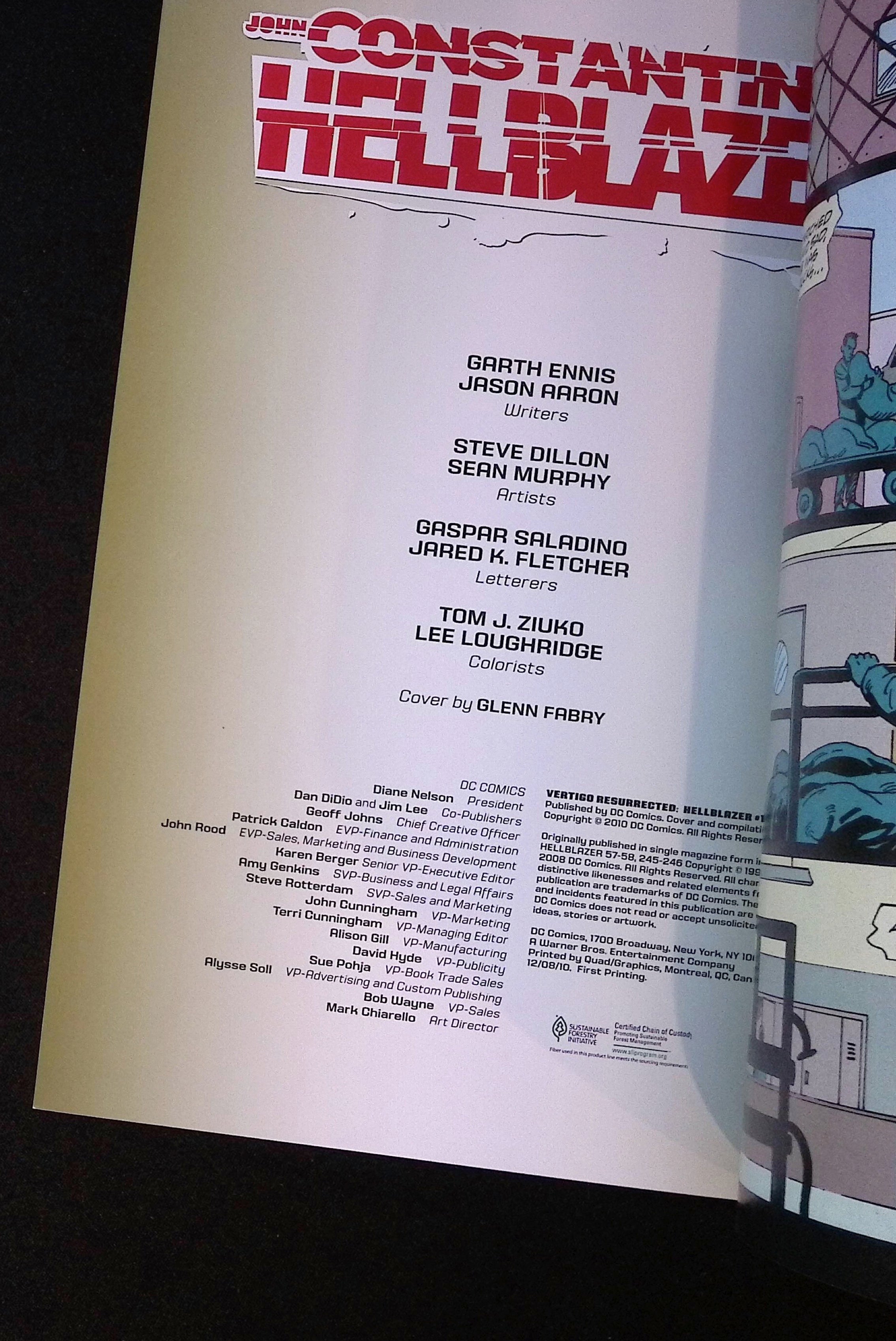 John Constantine Hellblazer Vertigo Resurrected # 1 2011 NM-