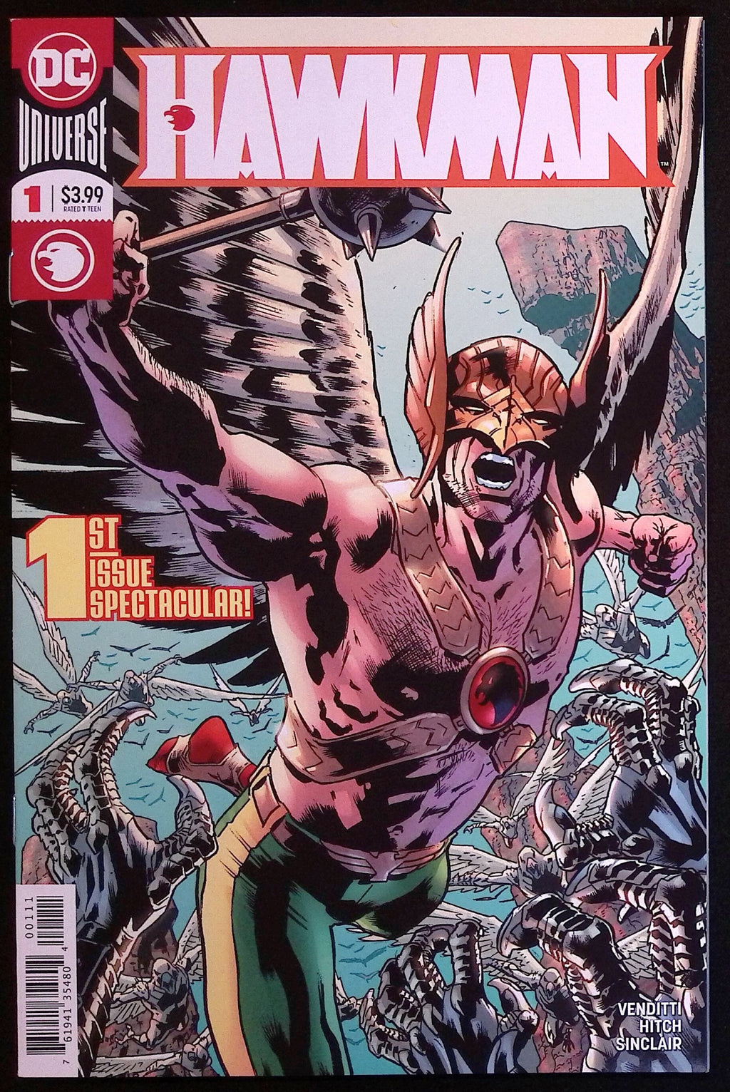Hawkman # 1 2018 NM