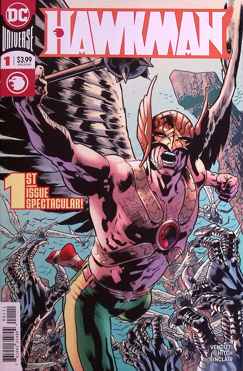 Hawkman # 1 2018 NM-