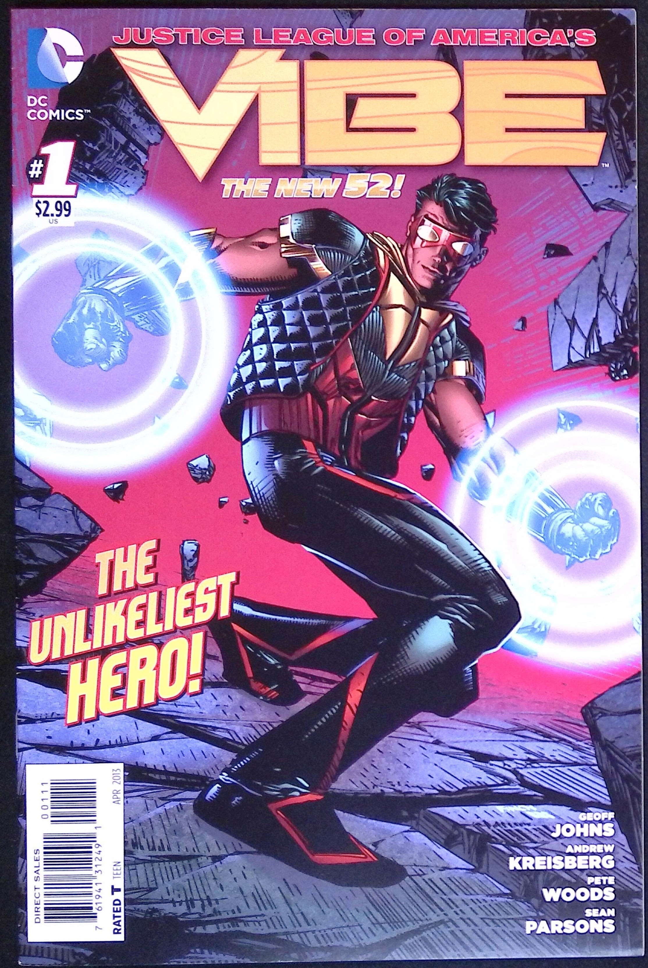Justice League of America's Vibe # 1 2013 NM-