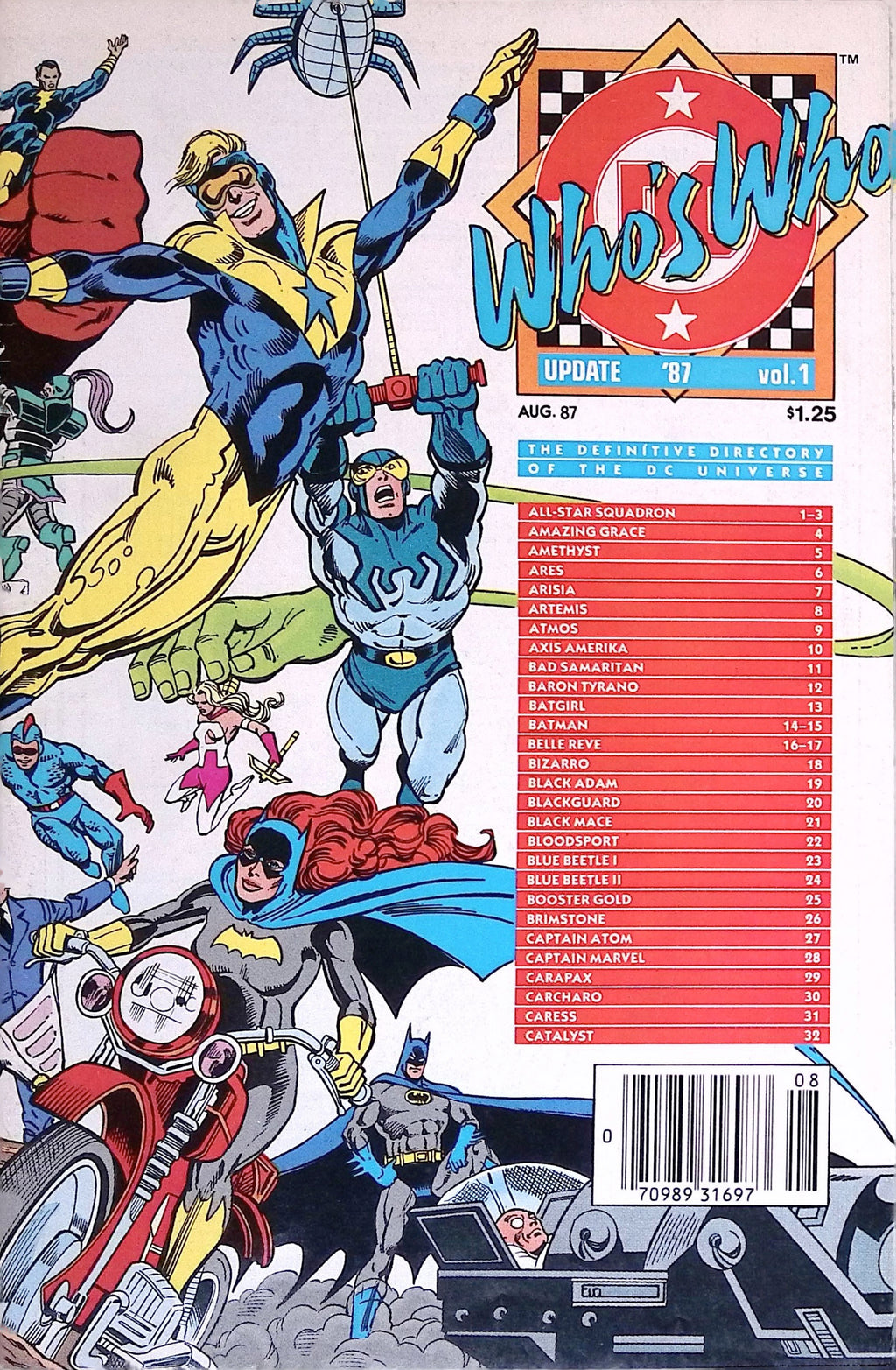 Who's Who: Update '87 # 1 1987 VF/NM