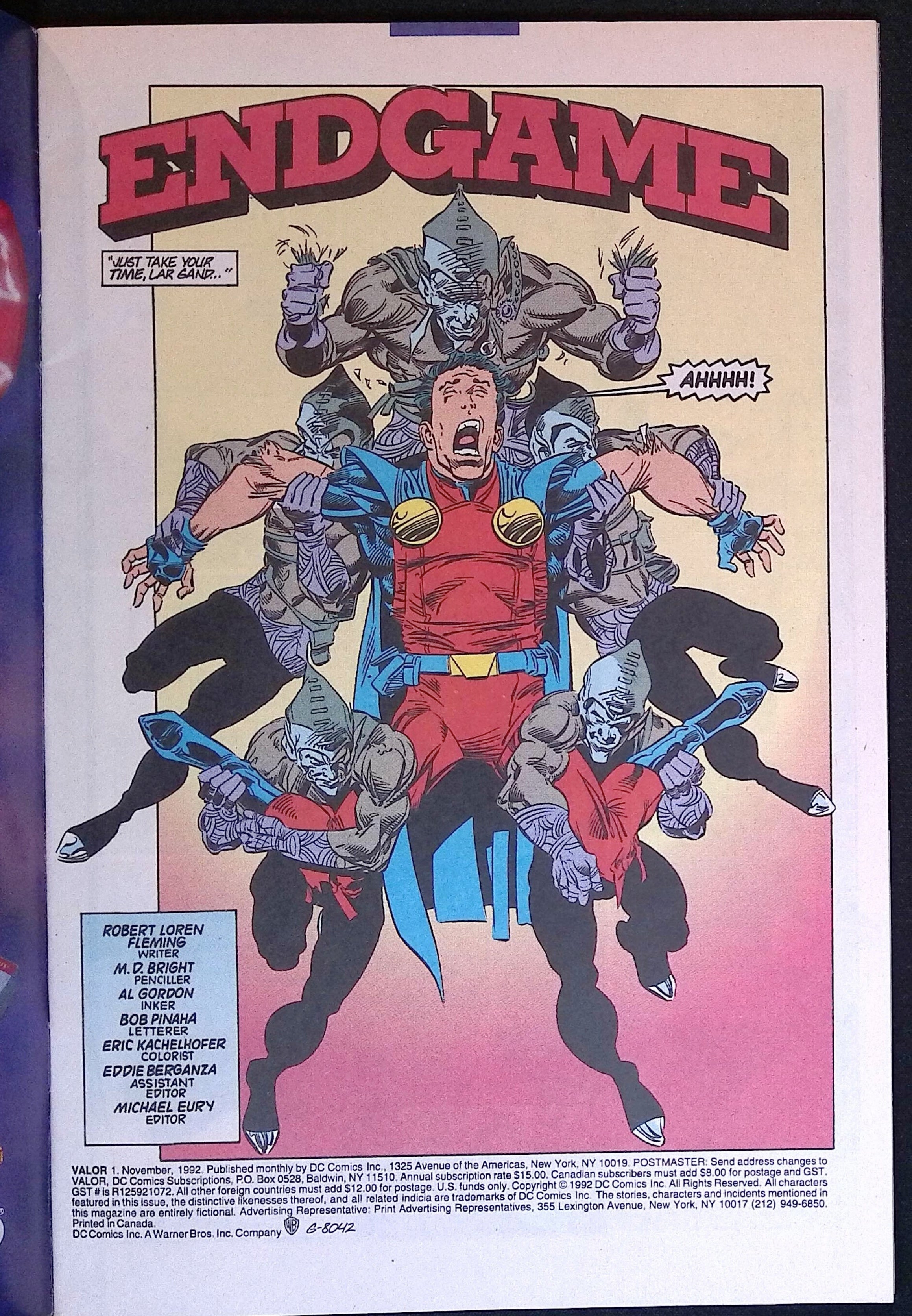 Valor # 1 1992 NM-