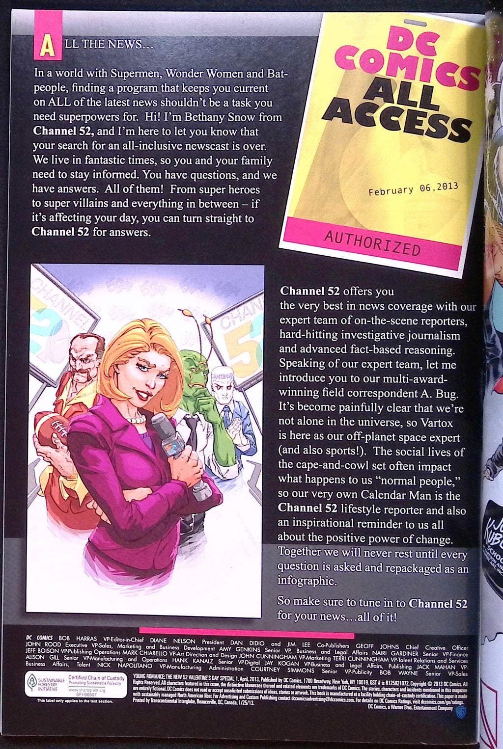 Young Romance: A New 52 Valentine's Day Special # 1 2013 NM-