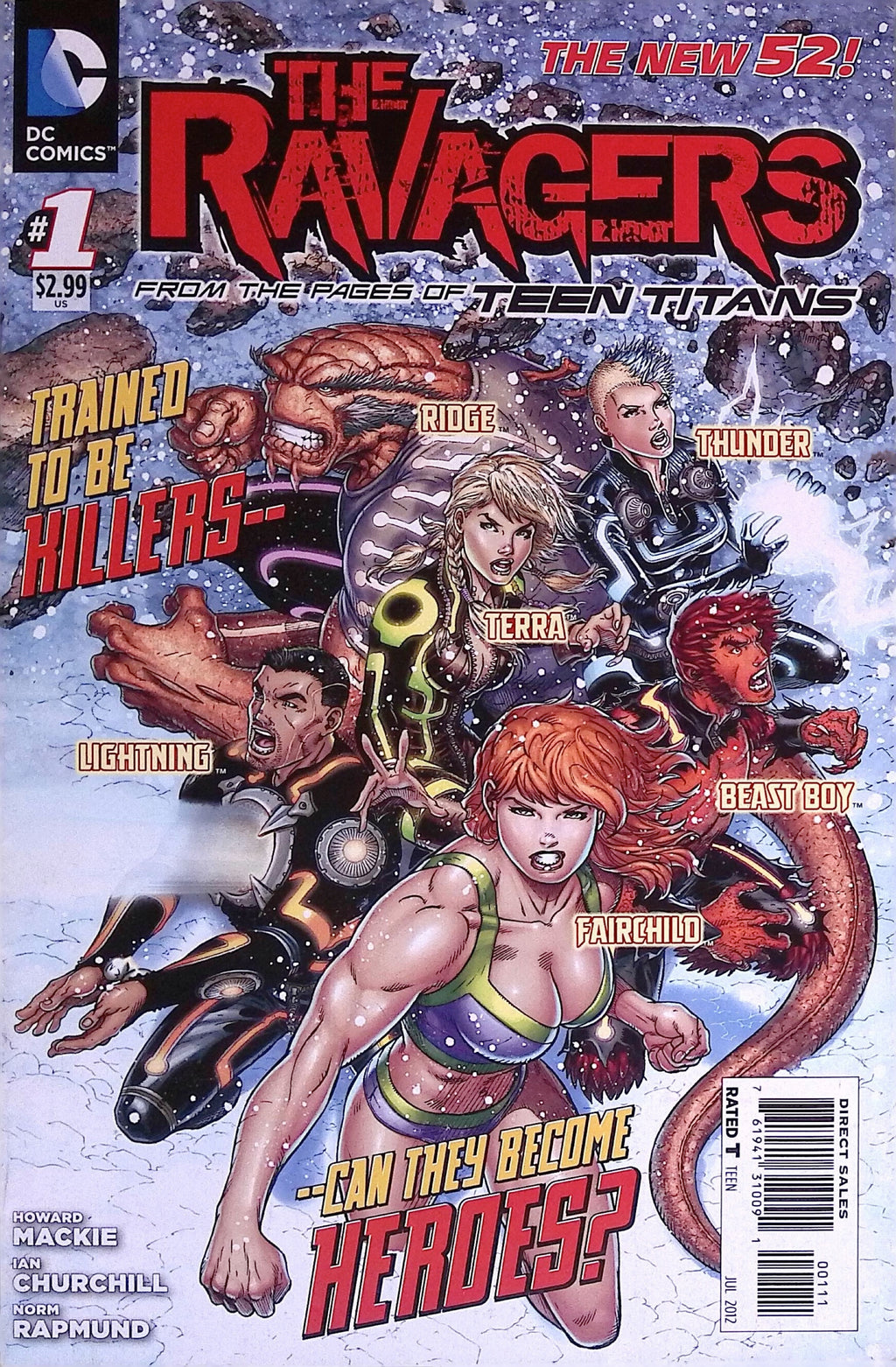 The Ravagers # 1 2012 VF/NM