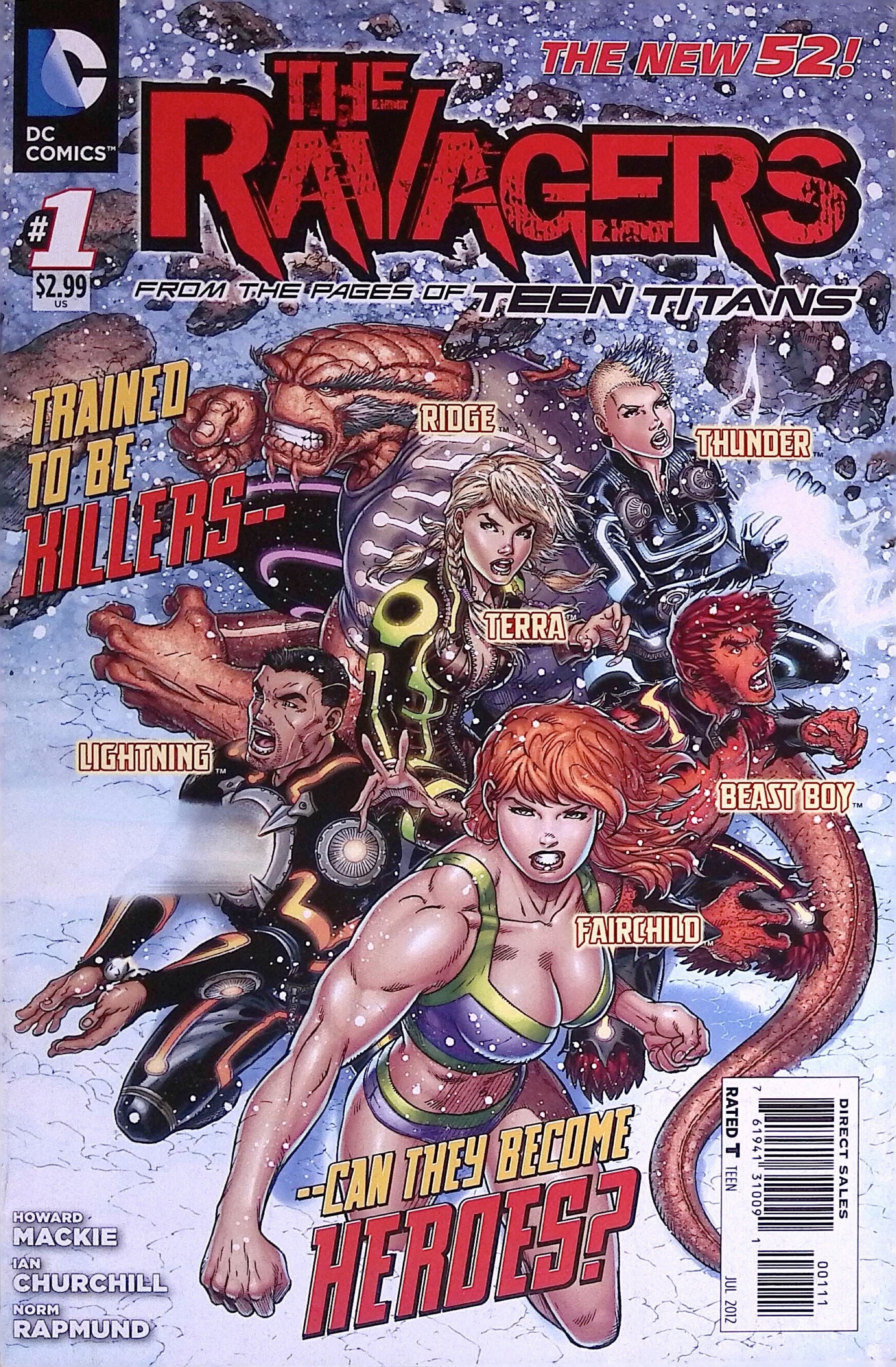 The Ravagers # 1 2012 VF/NM