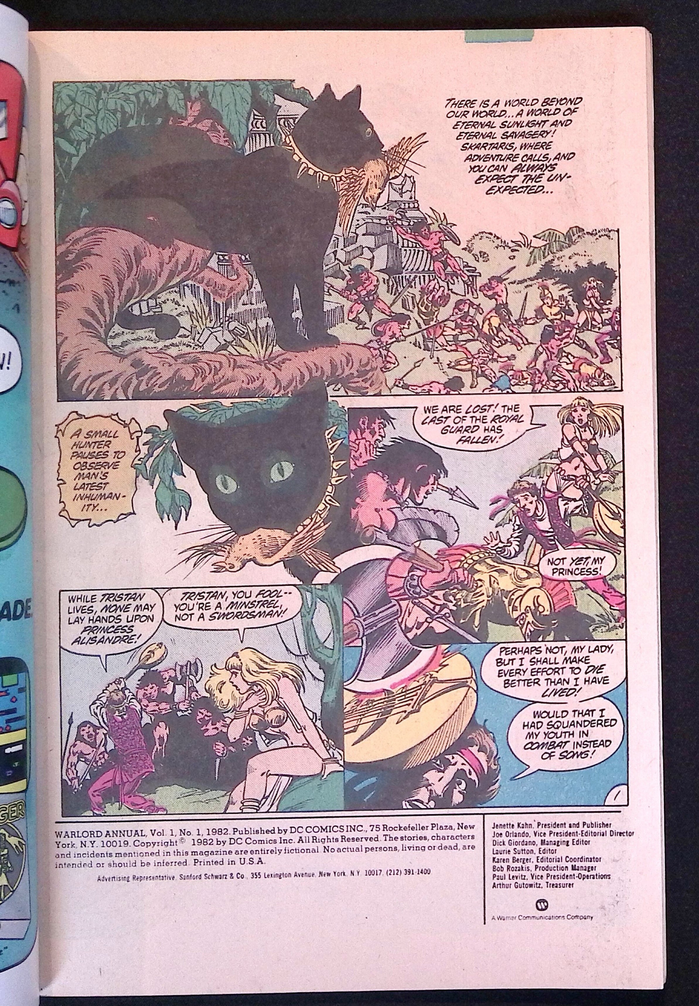 The Warlord Annual # 1 1982 VF