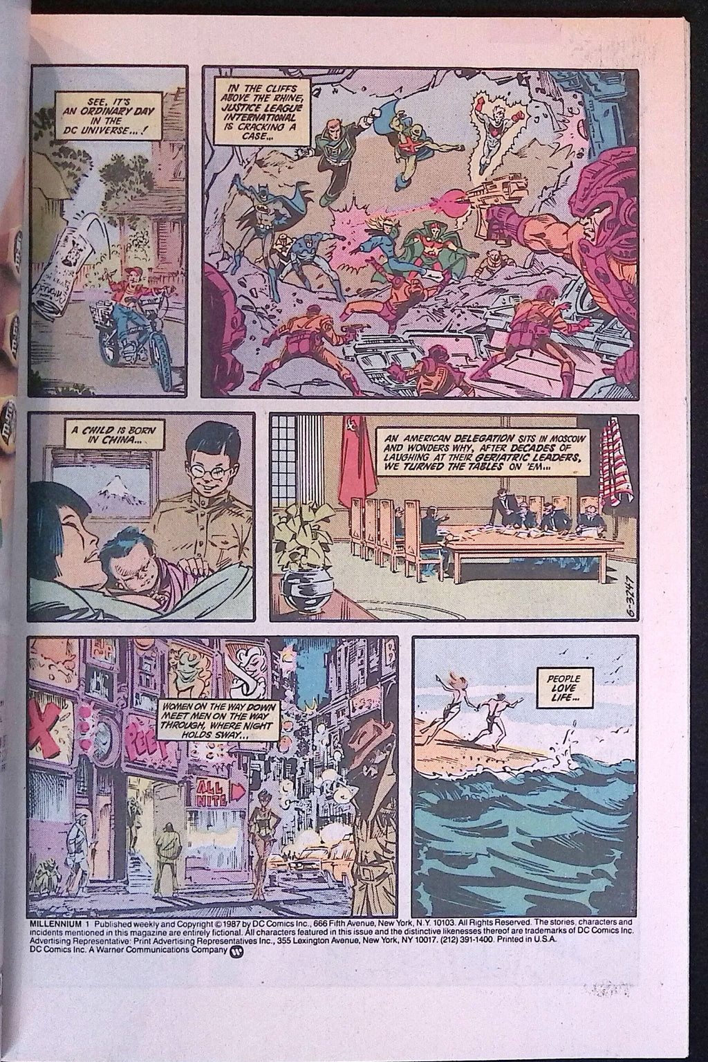 Millennium # 1 1987 NM-
