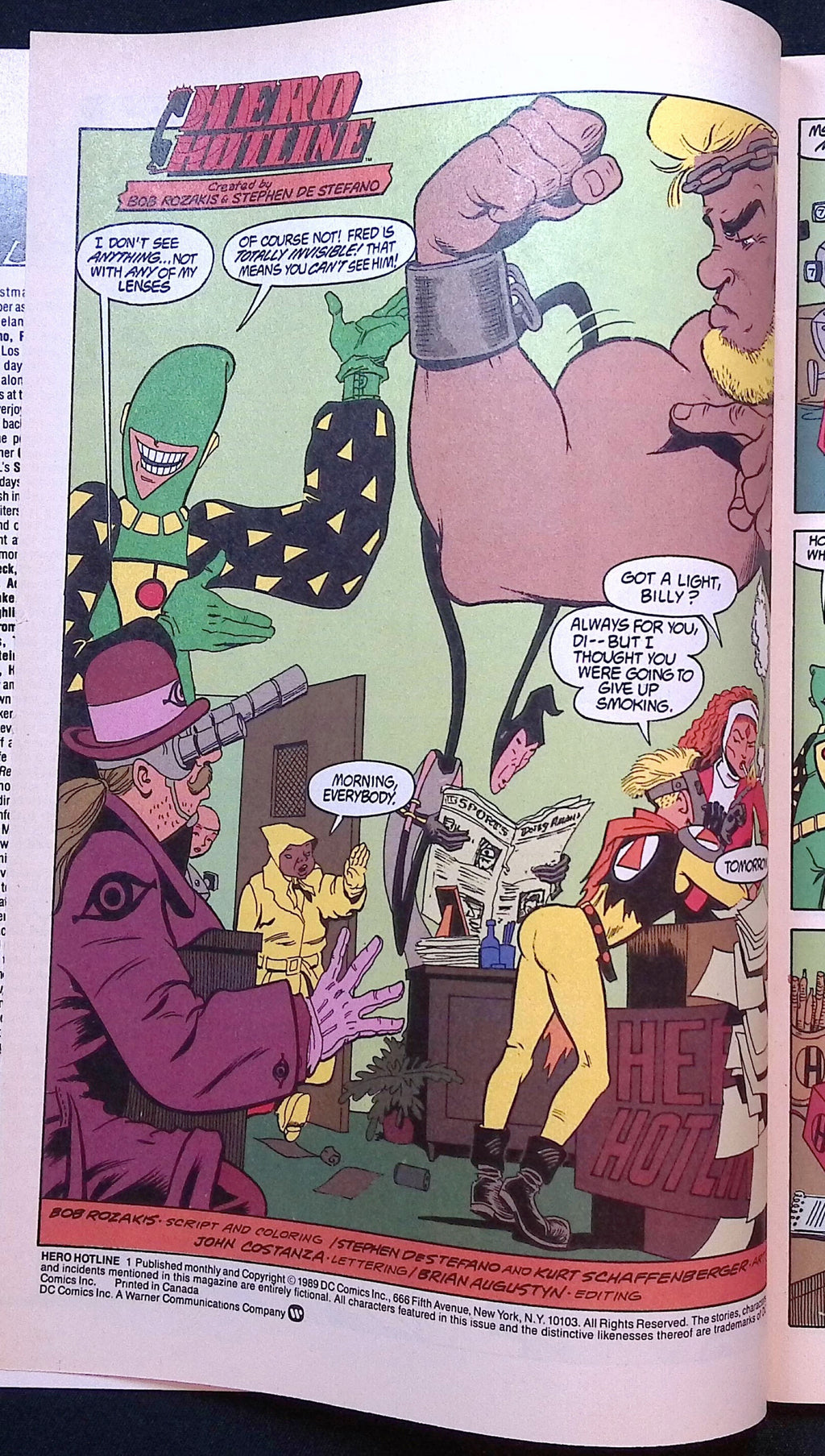 Hero Hotline # 1 1989 NM-