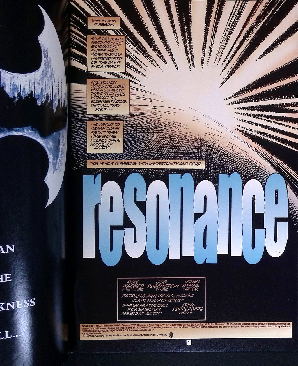 Genesis # 1 1997 NM-