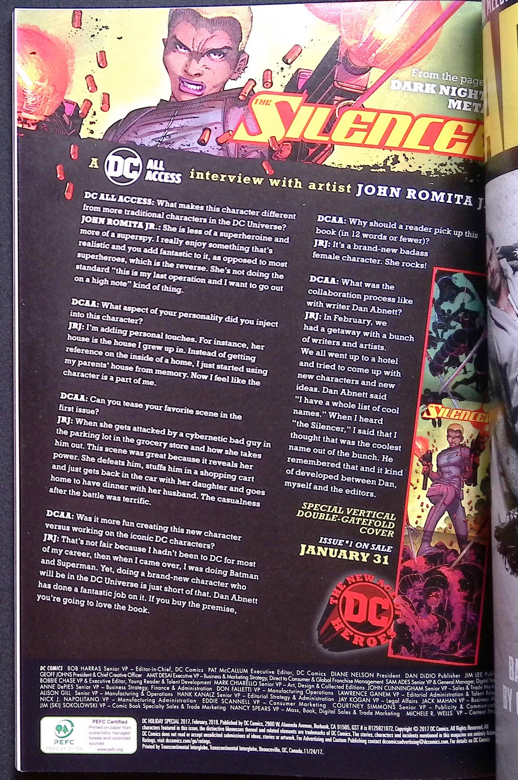 DC Holiday Special 2017 # 1 NM-