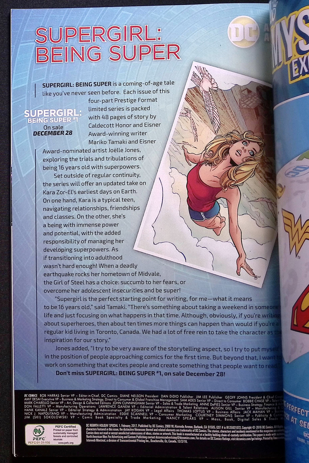 DC Rebirth Holiday Special # 1 2016 NM