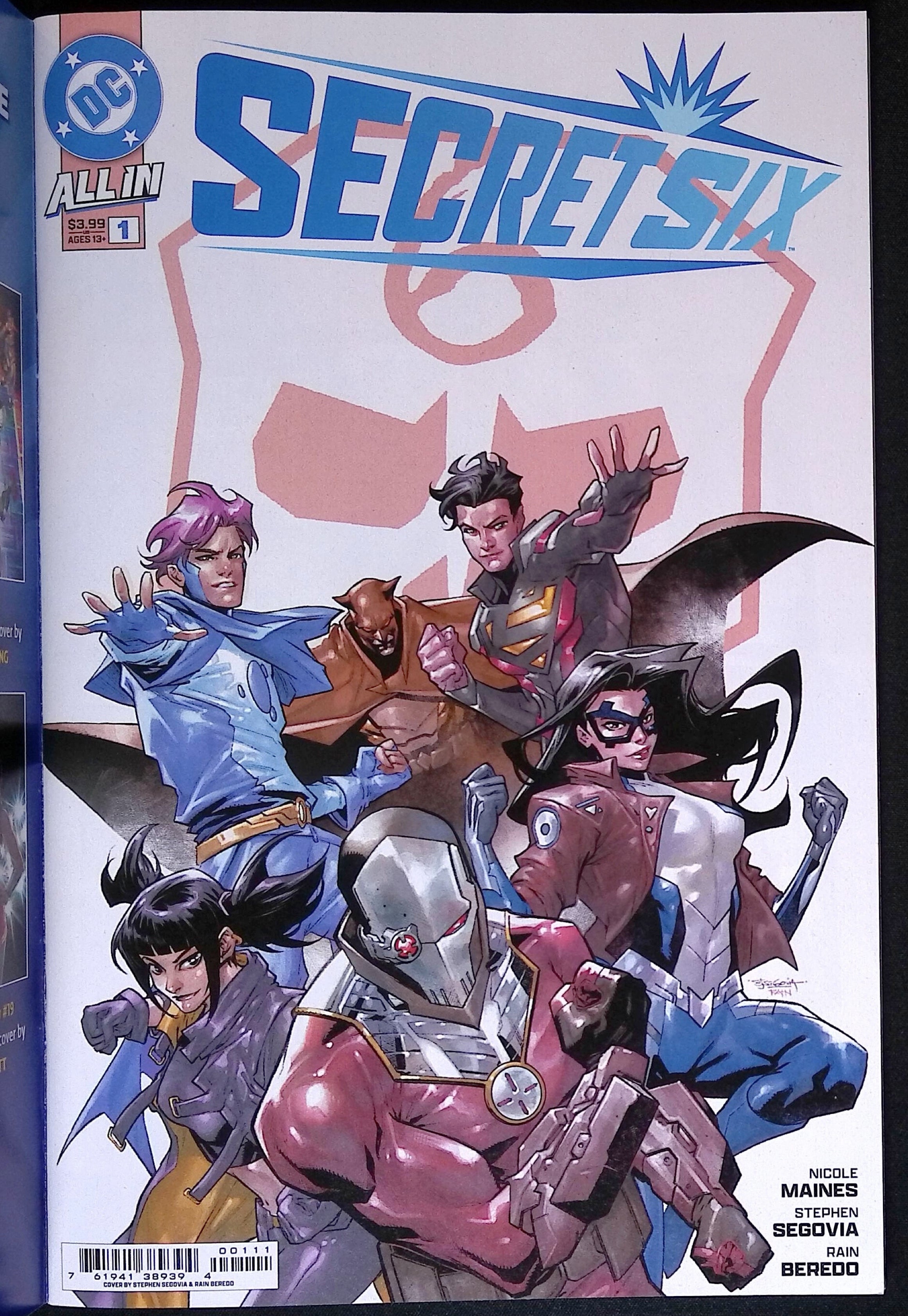 Secret Six # 1 2025 Olivetti Foil Variant 2025 NM