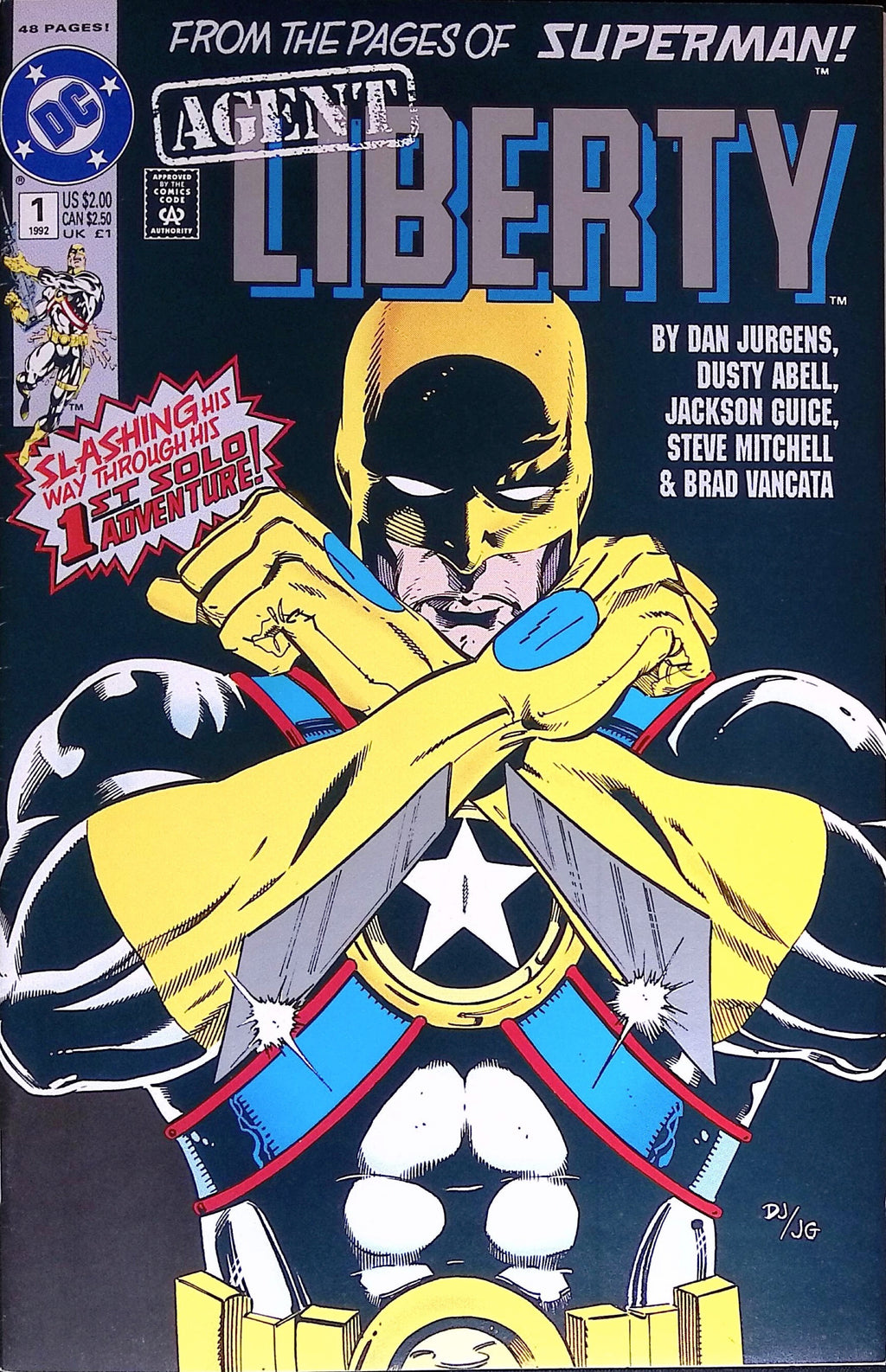 Agent Liberty # 1 1992 VF/NM