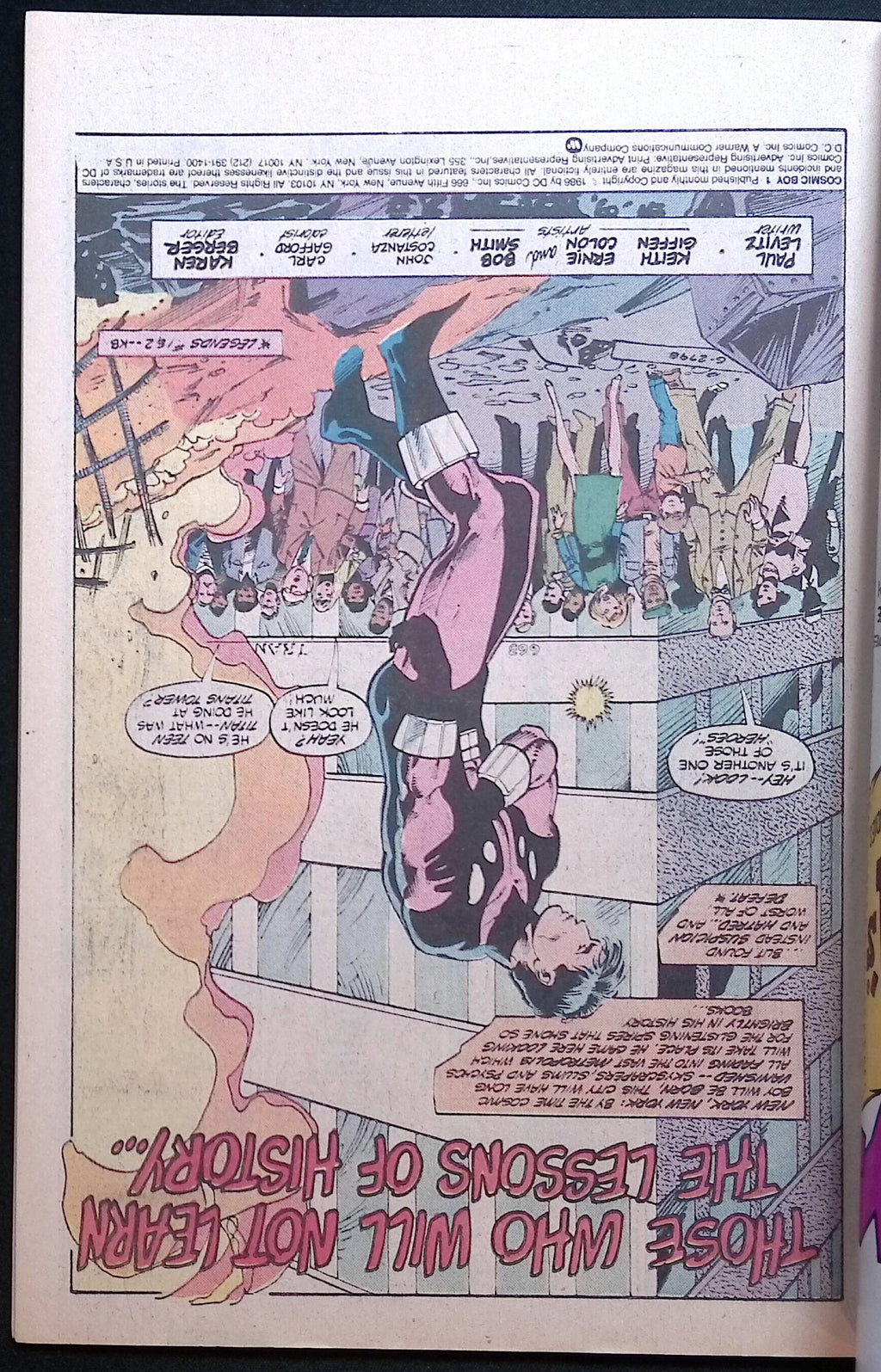 Cosmic Boy # 1 1986 VF/NM