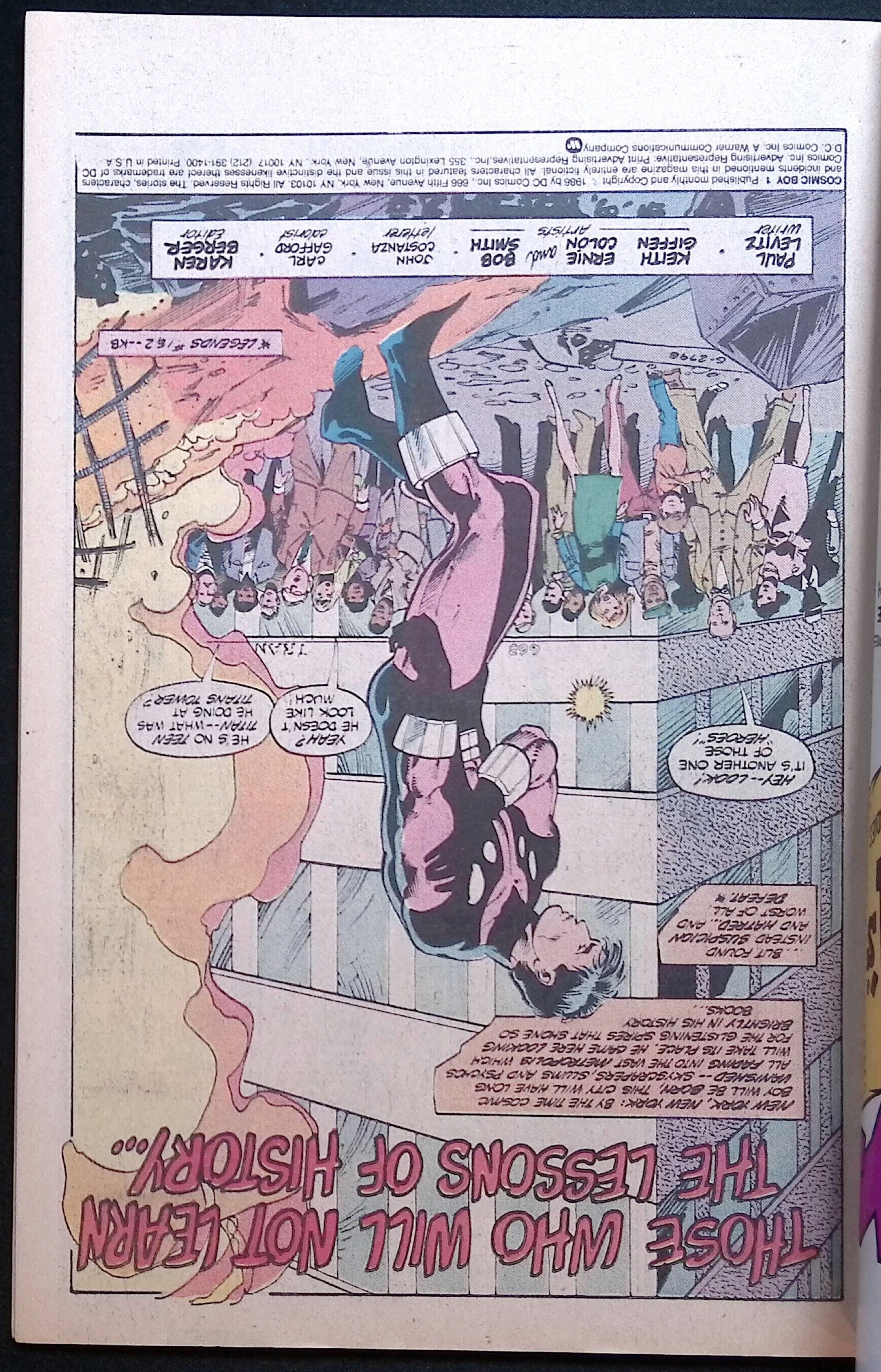 Cosmic Boy # 1 1986 VF/NM