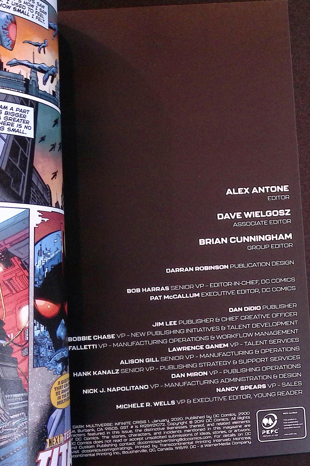 Tales from the Dark Multiverse: Infinite Crisis # 1 2019 NM