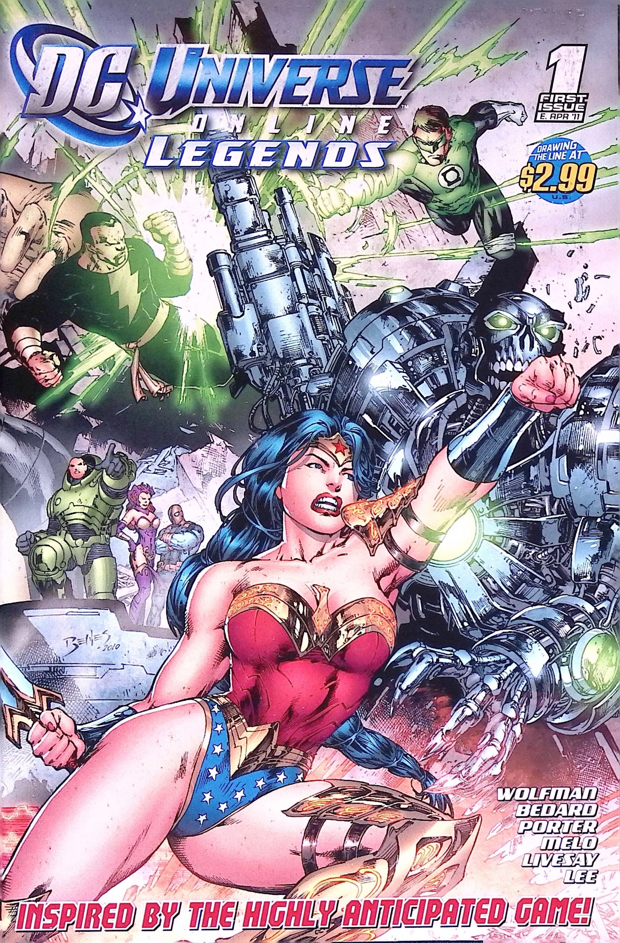 DC Universe Online Legends # 1 2011 VF+