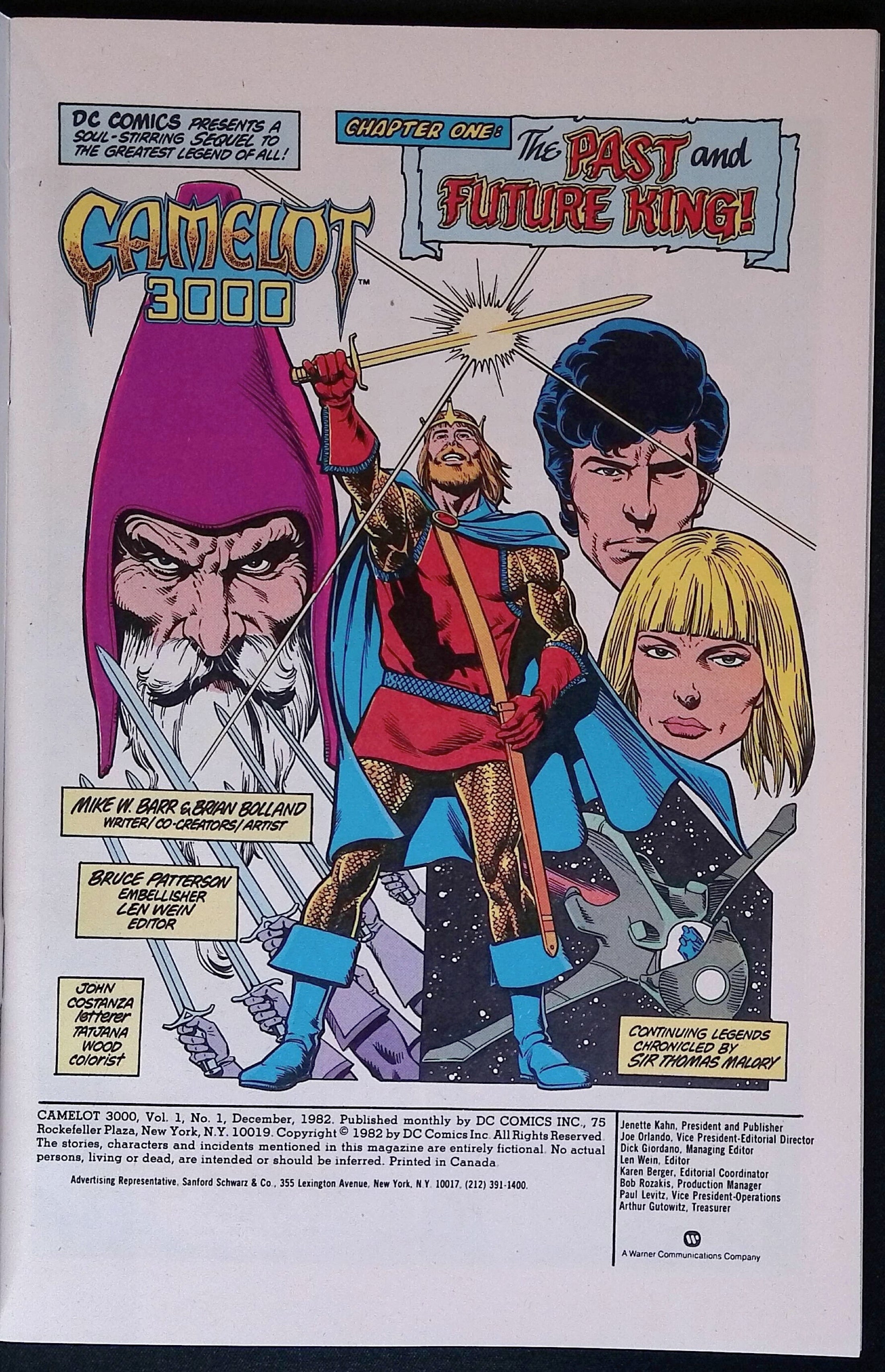 Camelot 3000 # 1 1982 NM-