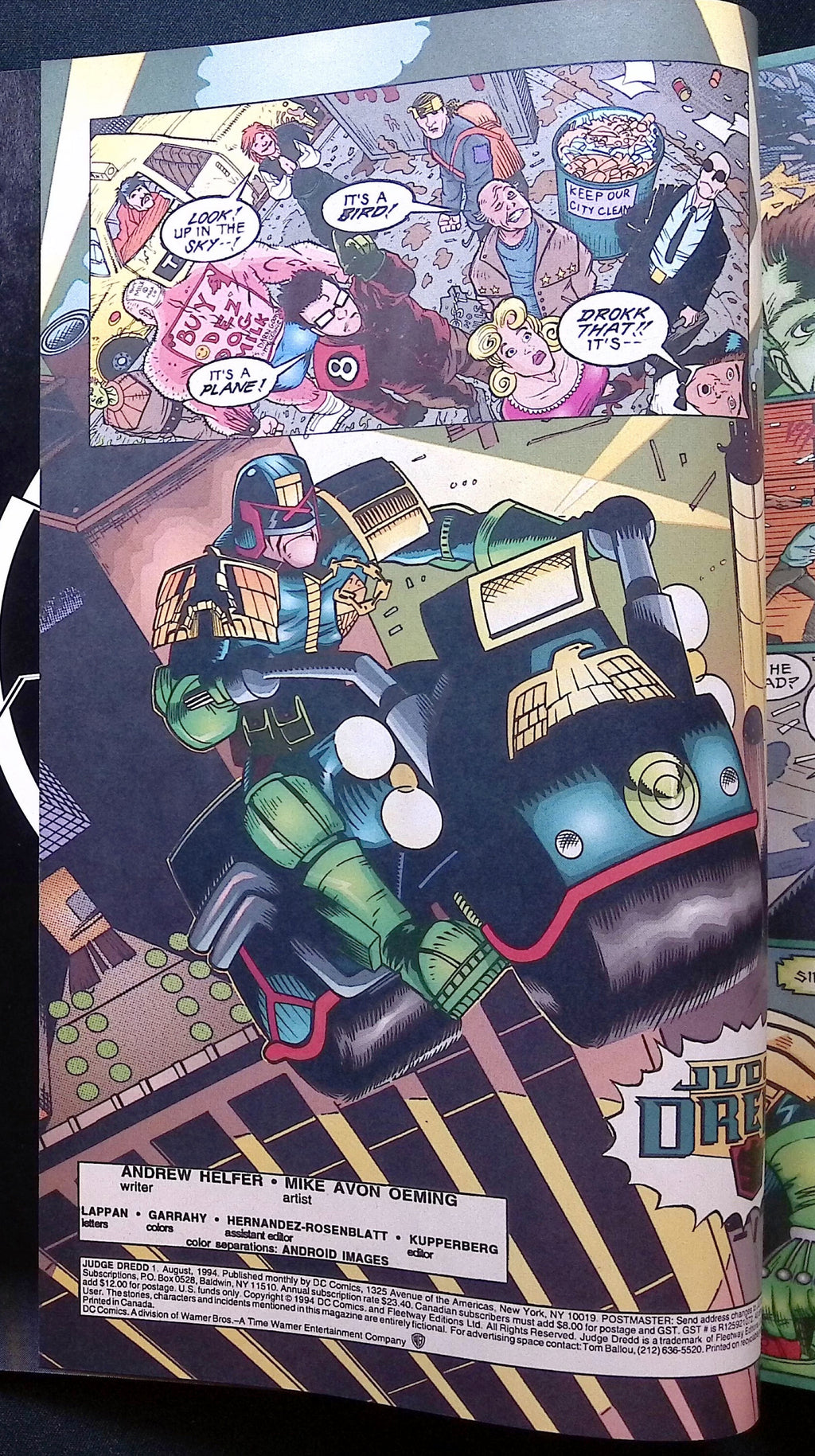 Judge Dredd # 1 1994 NM-