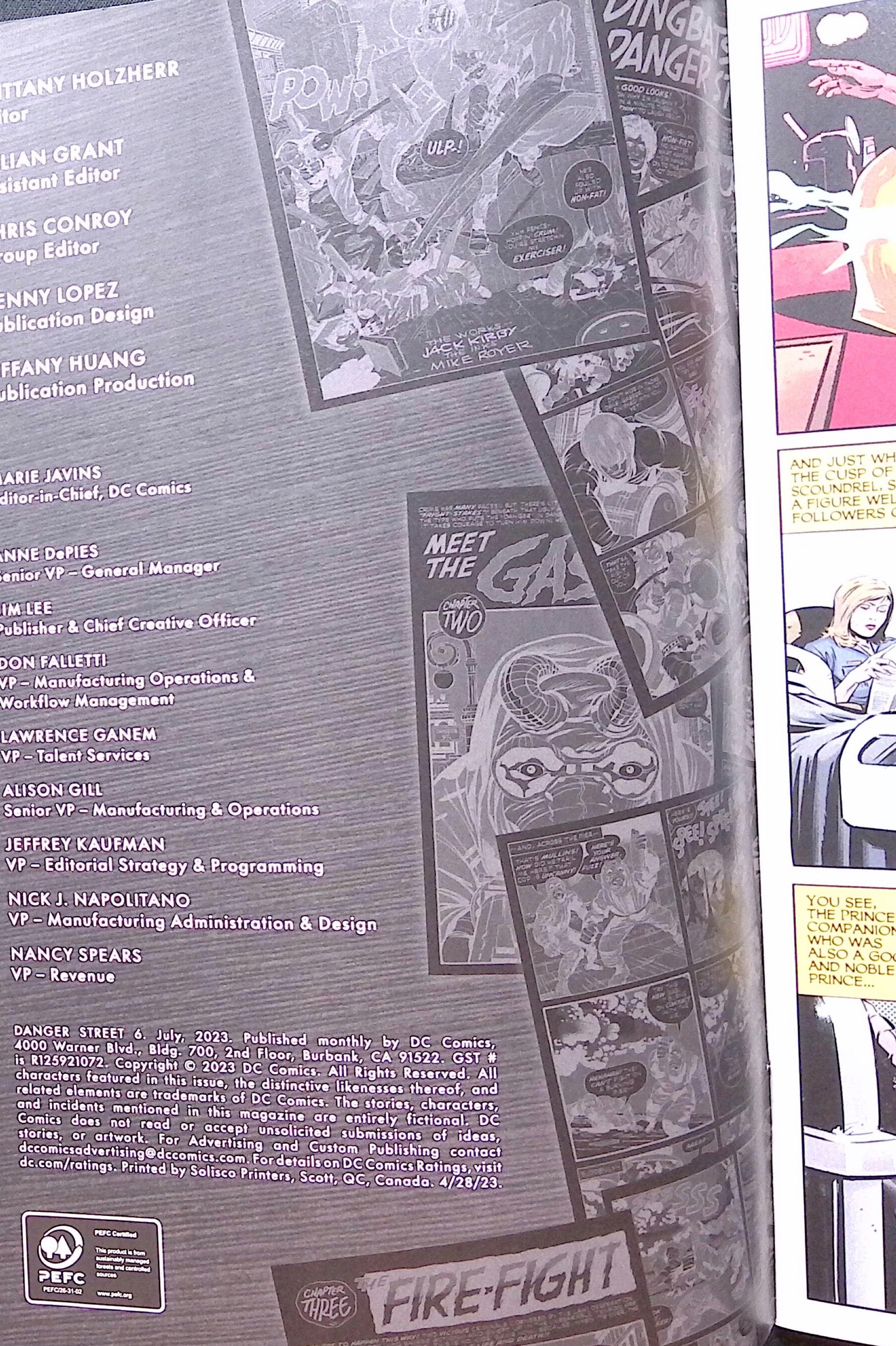 Danger Street # 6 2023 NM-