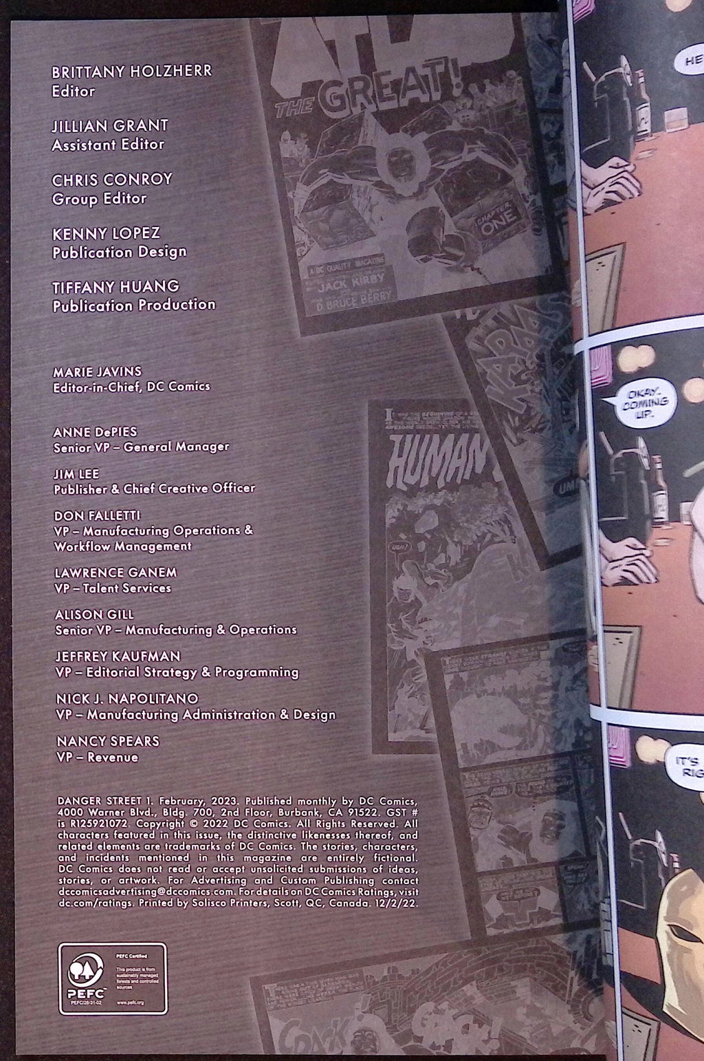 Danger Street # 1 2022 NM-