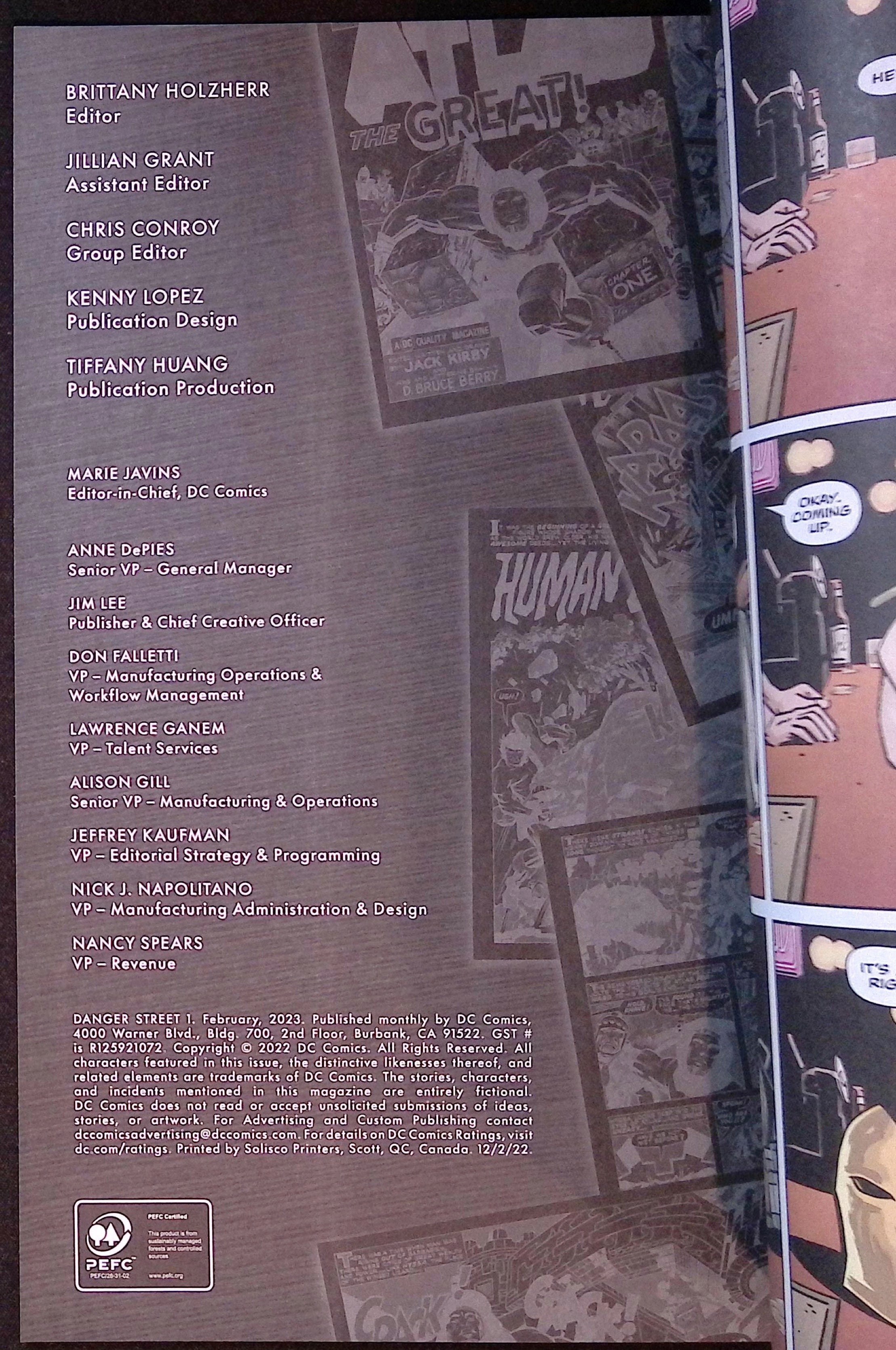 Danger Street # 1 2022 NM-