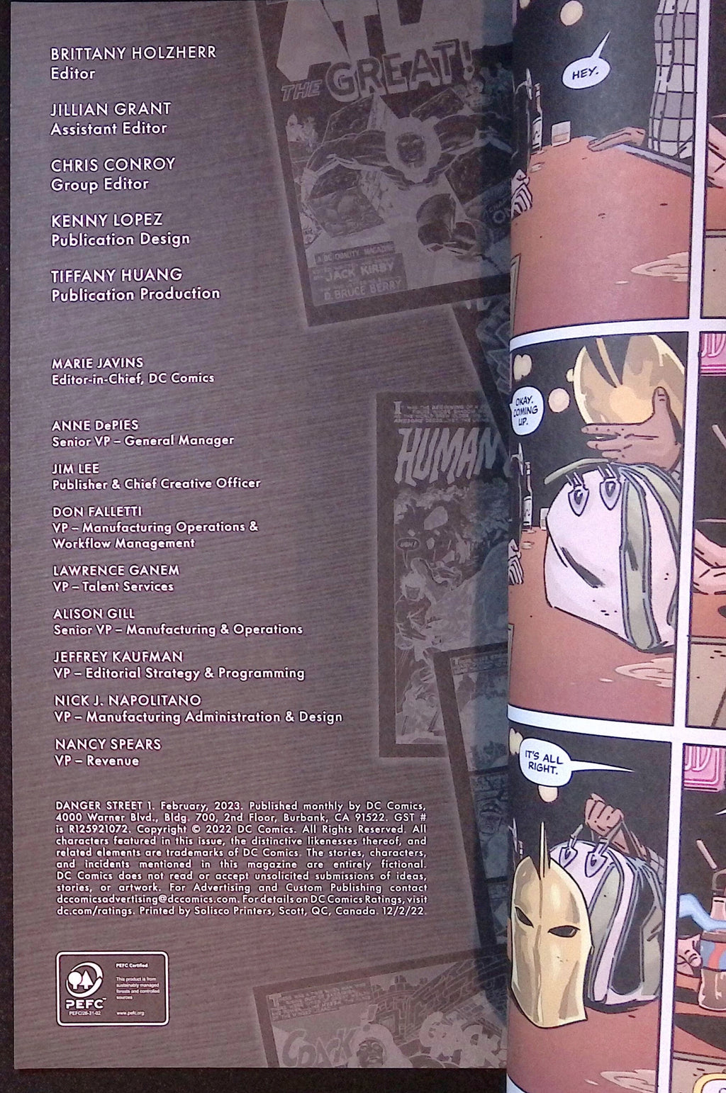 Danger Street # 1 2022 NM-