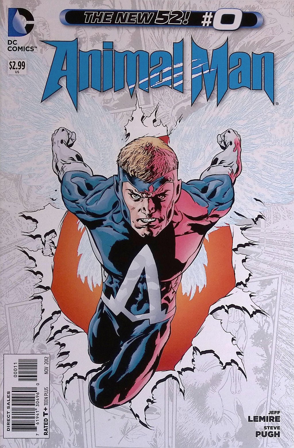 Animal Man # 0 2012 NM-