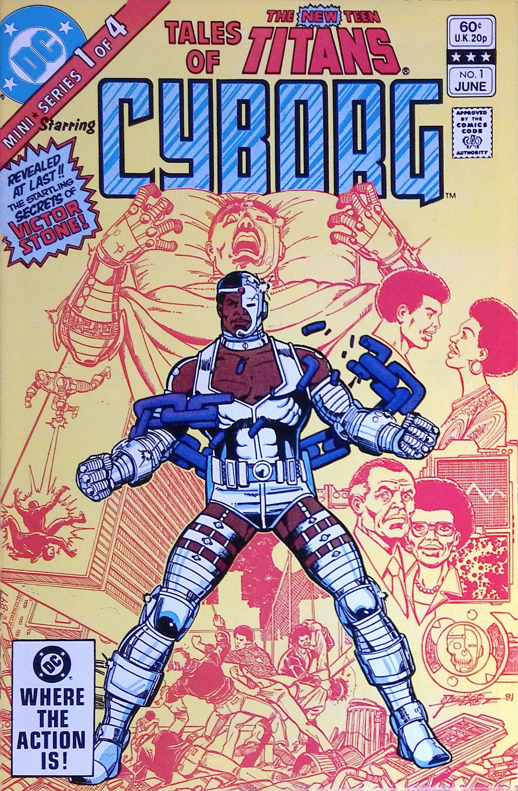 Tales of the New Teen Titans: Cyborg # 1 1982 NM-