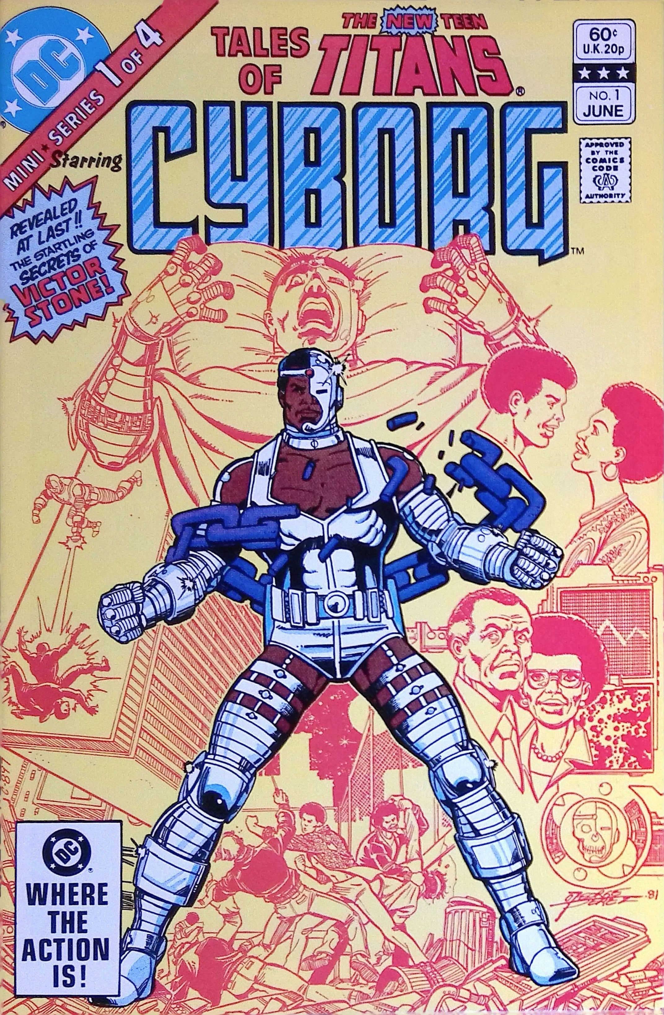 Tales of the New Teen Titans: Cyborg # 1 1982 NM-
