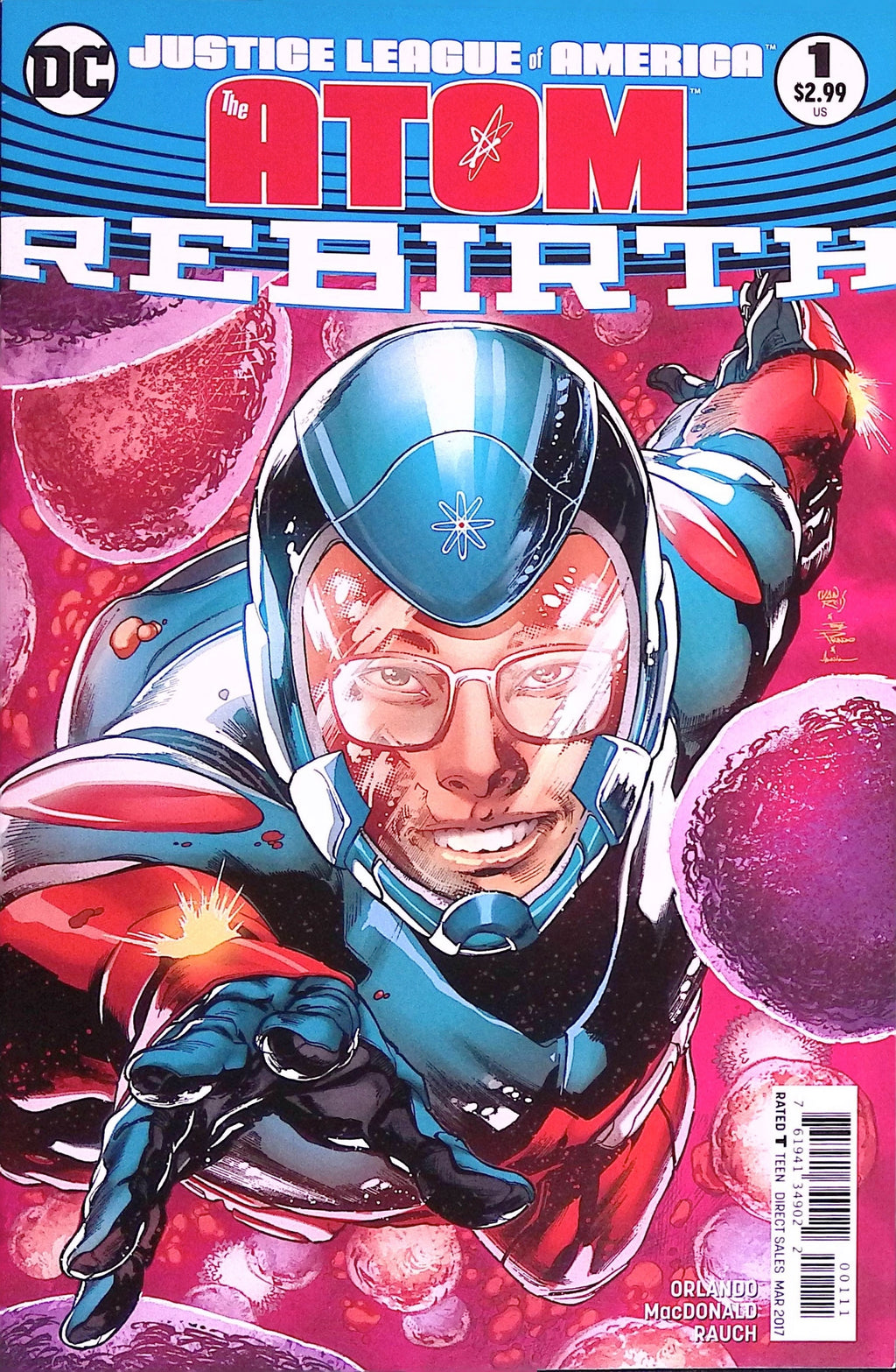 Justice League of America: The Atom Rebirth # 1 2017 NM-