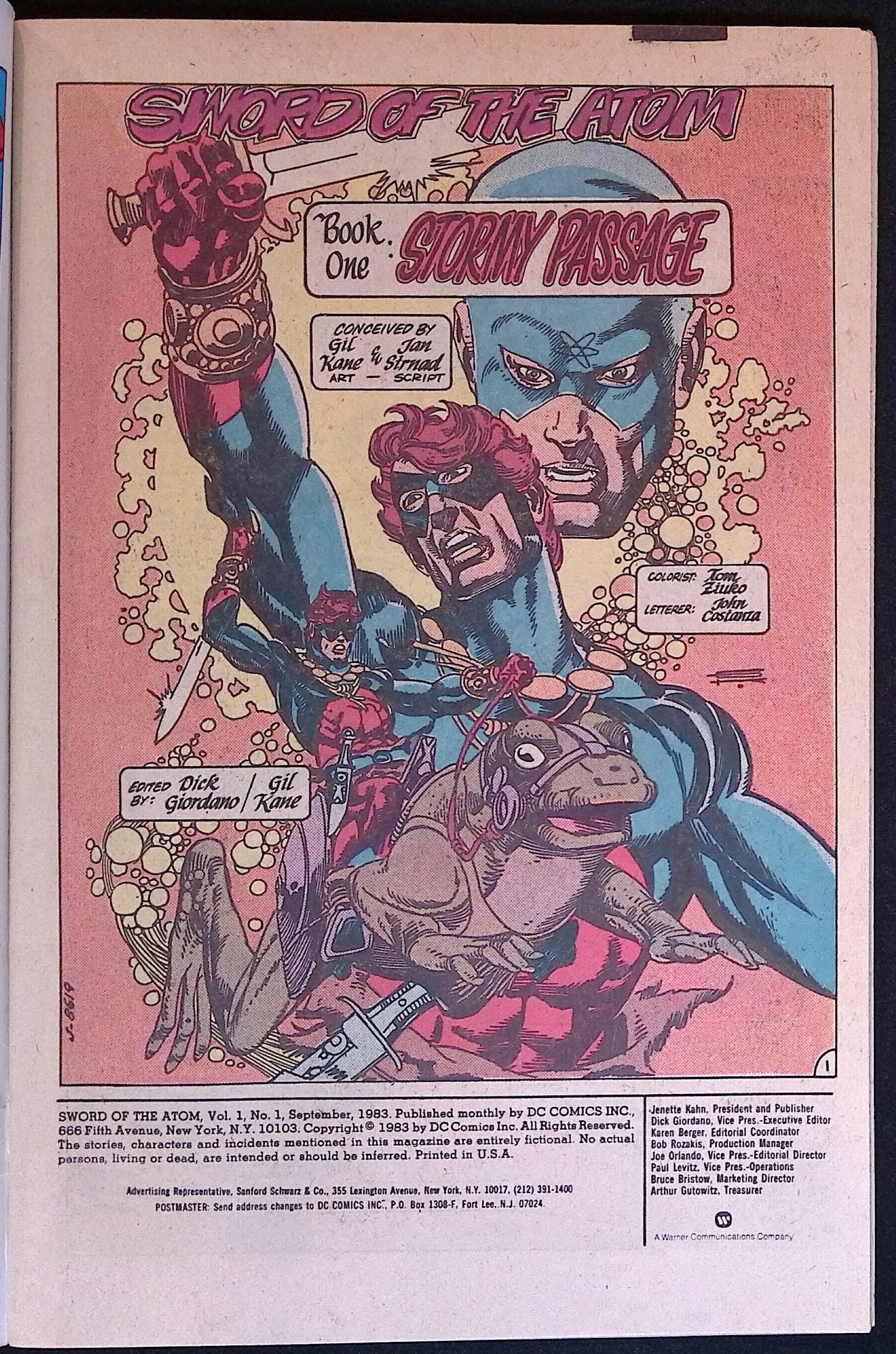 Sword of the Atom # 1 1985 VF+
