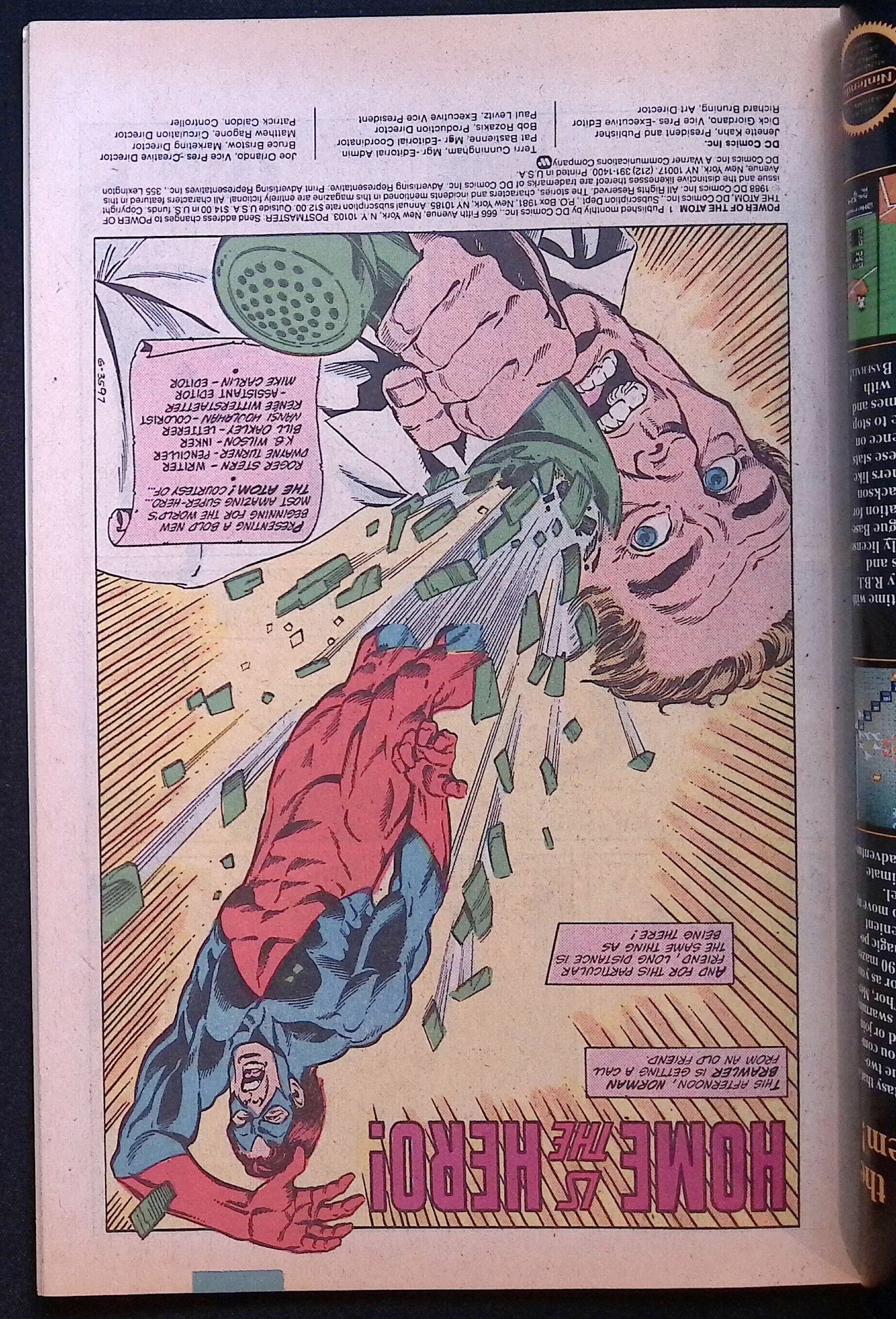 The Power of the Atom # 1 1988 NM-