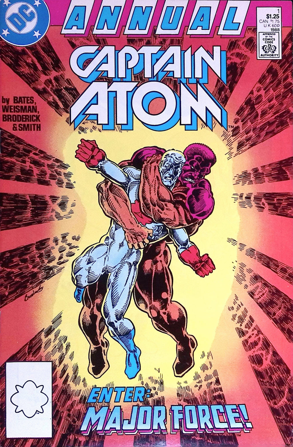 Captain Atom Annual # 1 1988 NM-