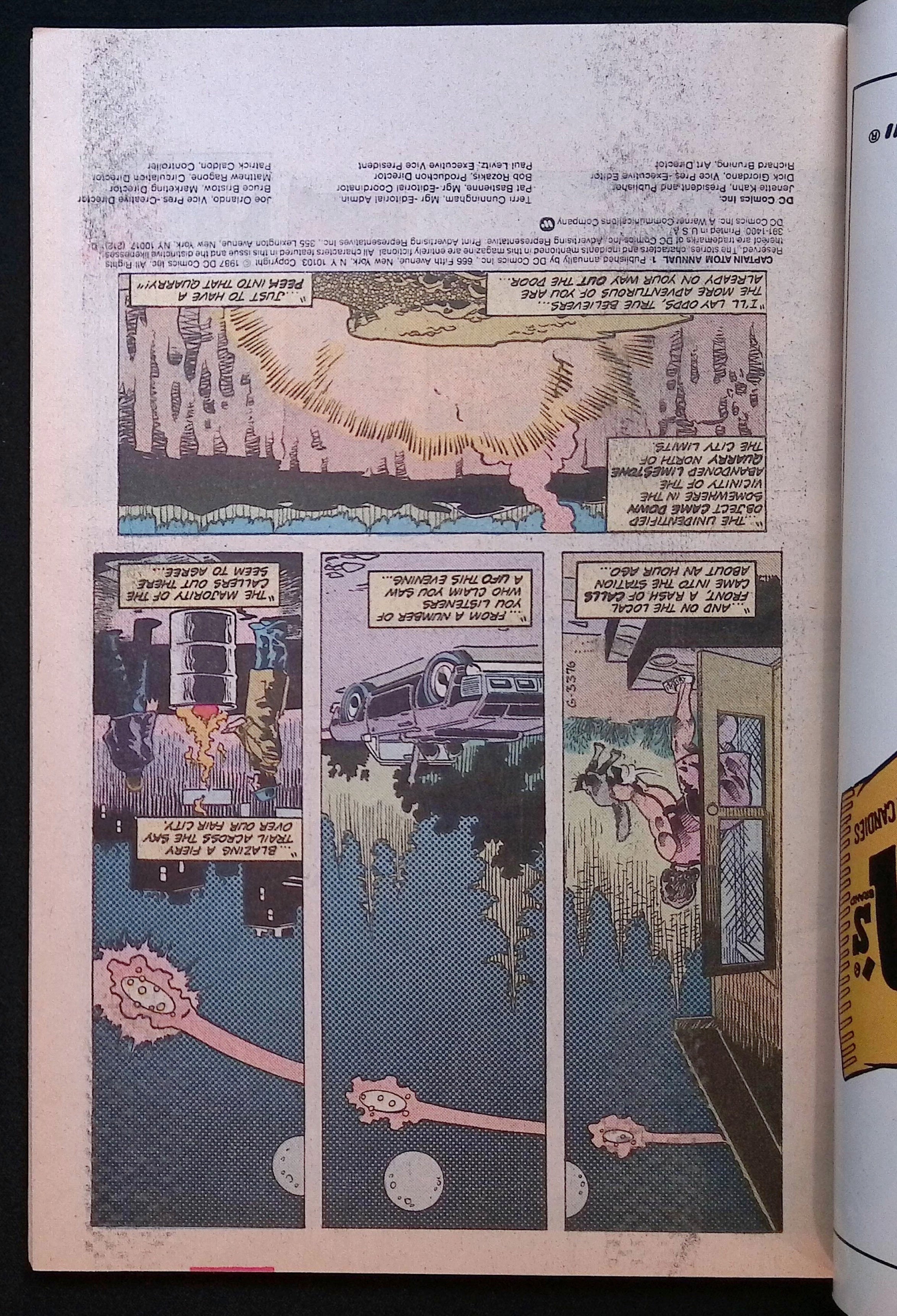 Captain Atom Annual # 1 1988 NM-
