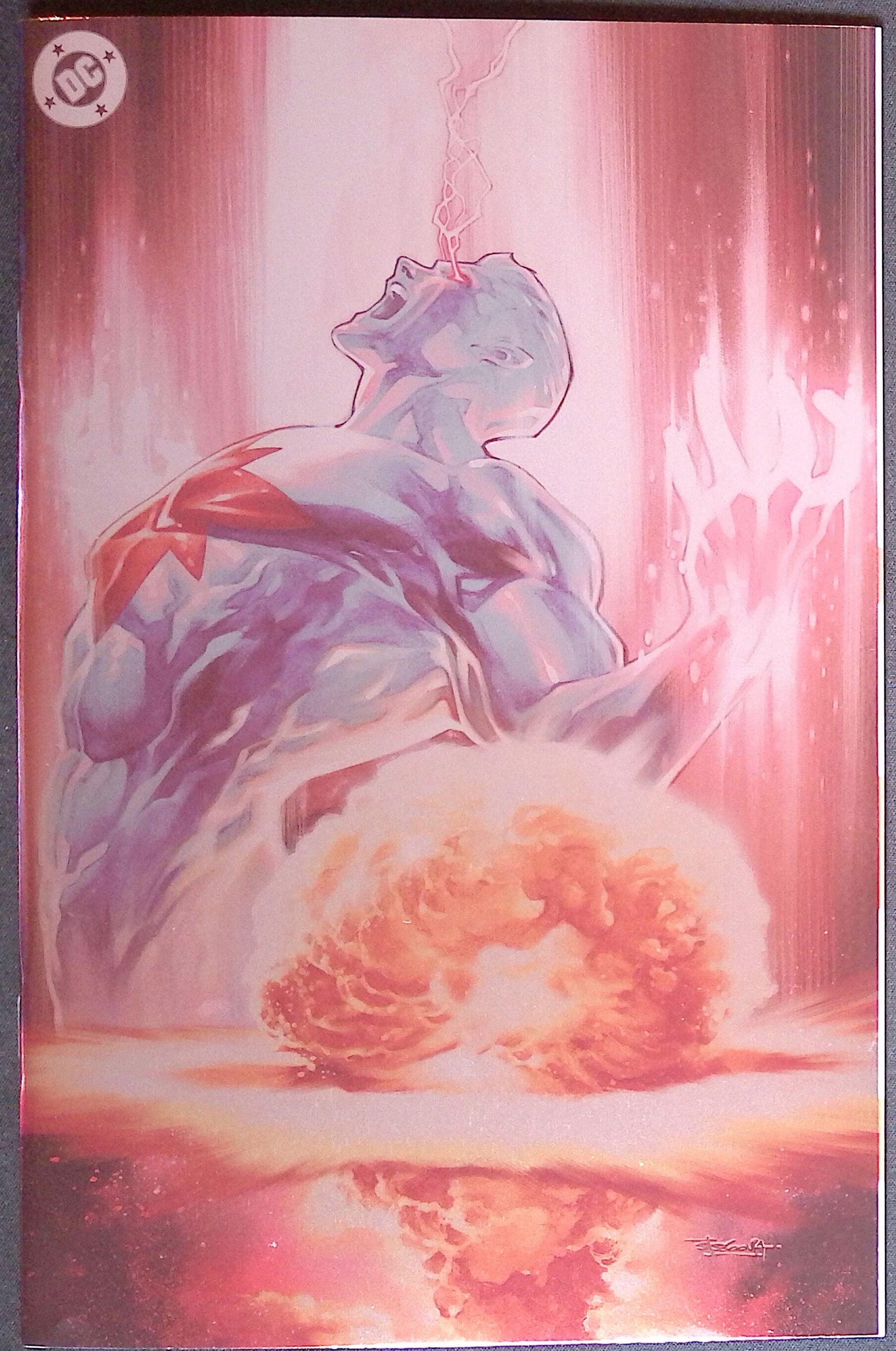 Justice League: The Atom Project # 1 Segovia Foil Variant NM-