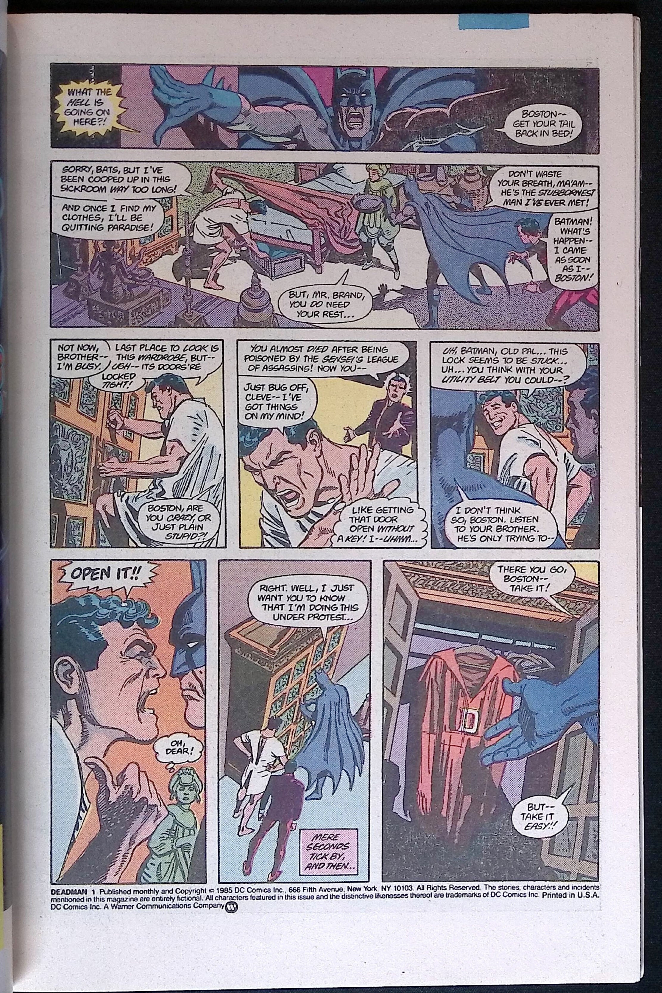 Deadman # 1 1986 VF/NM