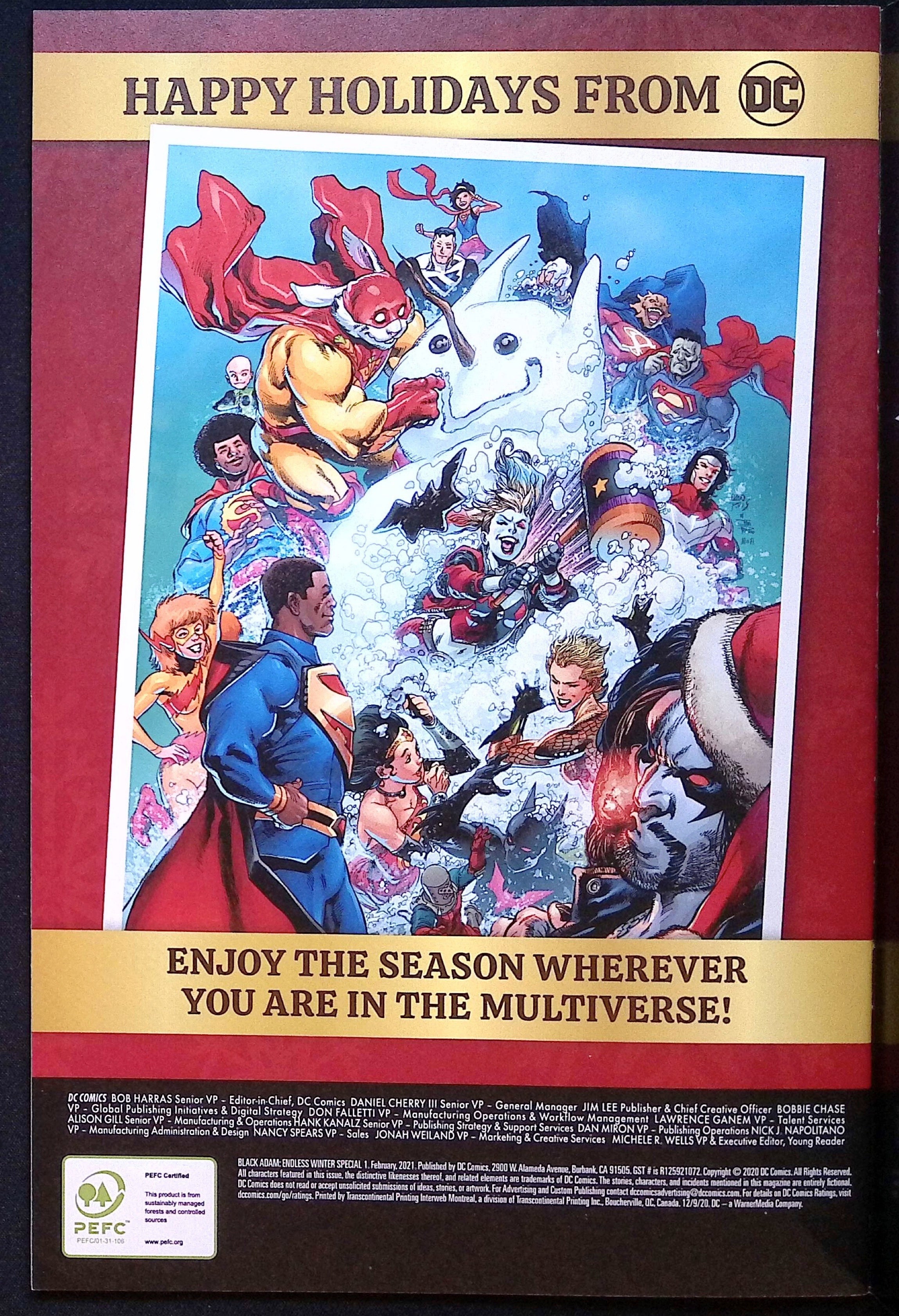 Black Adam: Endless Winter Special # 1 2020 NM-