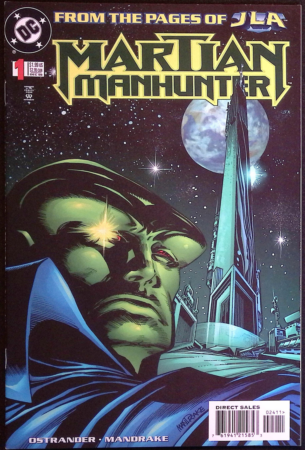 Martian Manhunter # 1 1998 NM-
