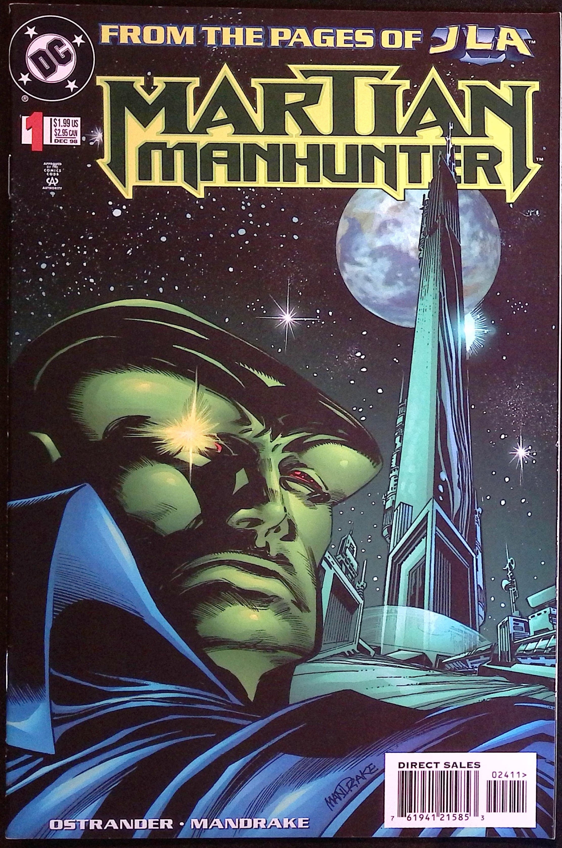 Martian Manhunter # 1 1998 NM-
