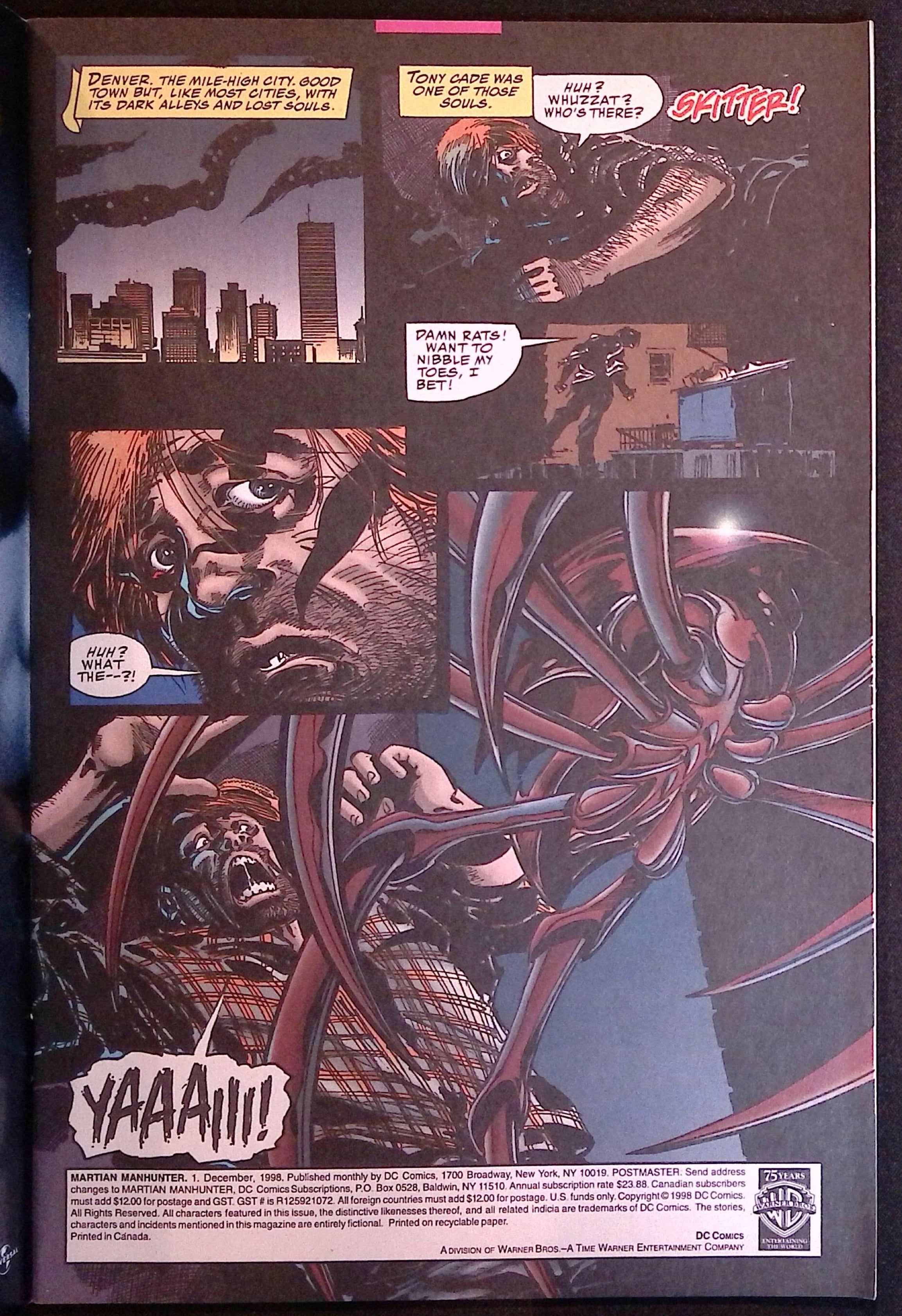 Martian Manhunter # 1 1998 NM-