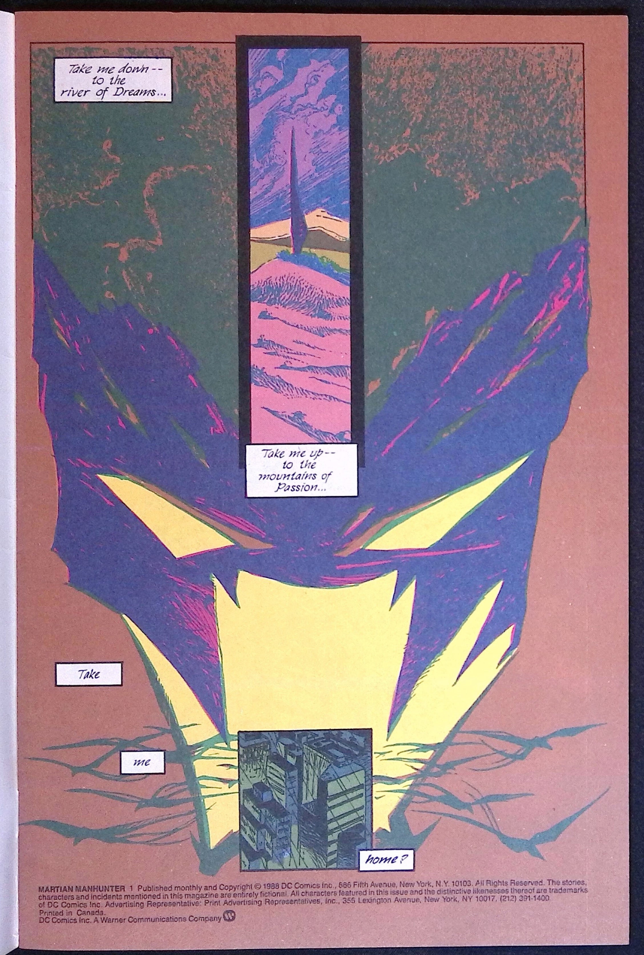 Martian Manhunter # 1 1988 VF