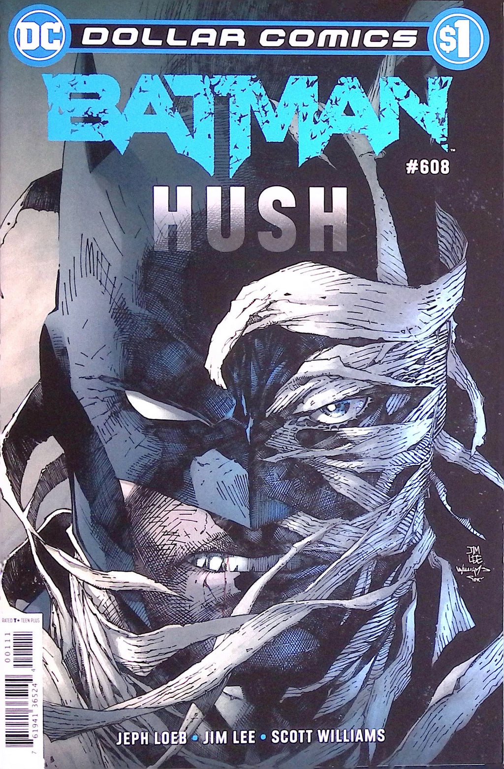 Batman # 608 HUSH Dollar Comics Reprint 2019 NM-