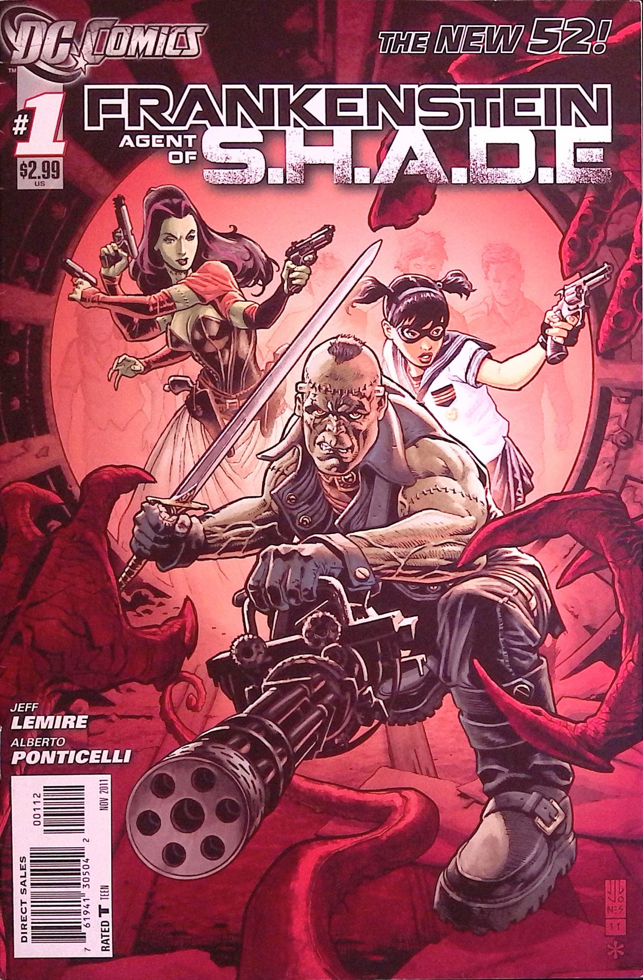Frankenstein, Agent of S.H.A.D.E. # 1  2011 VF/NM