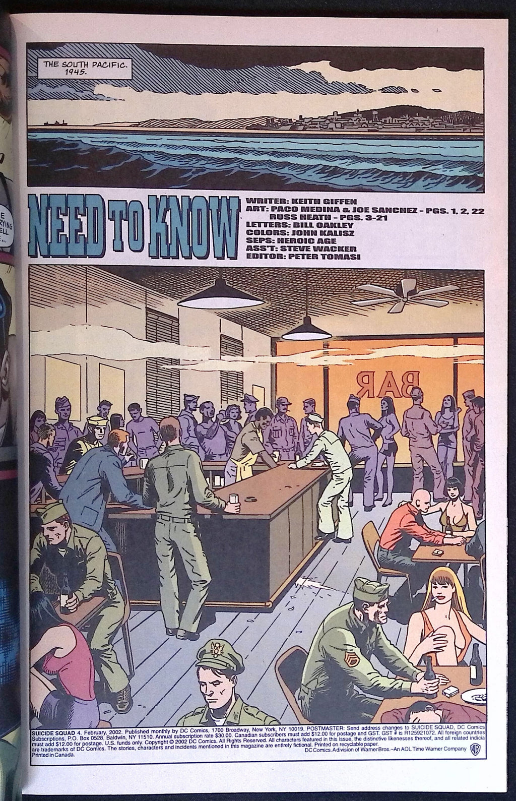 Suicide Squad # 4 2002 NM-
