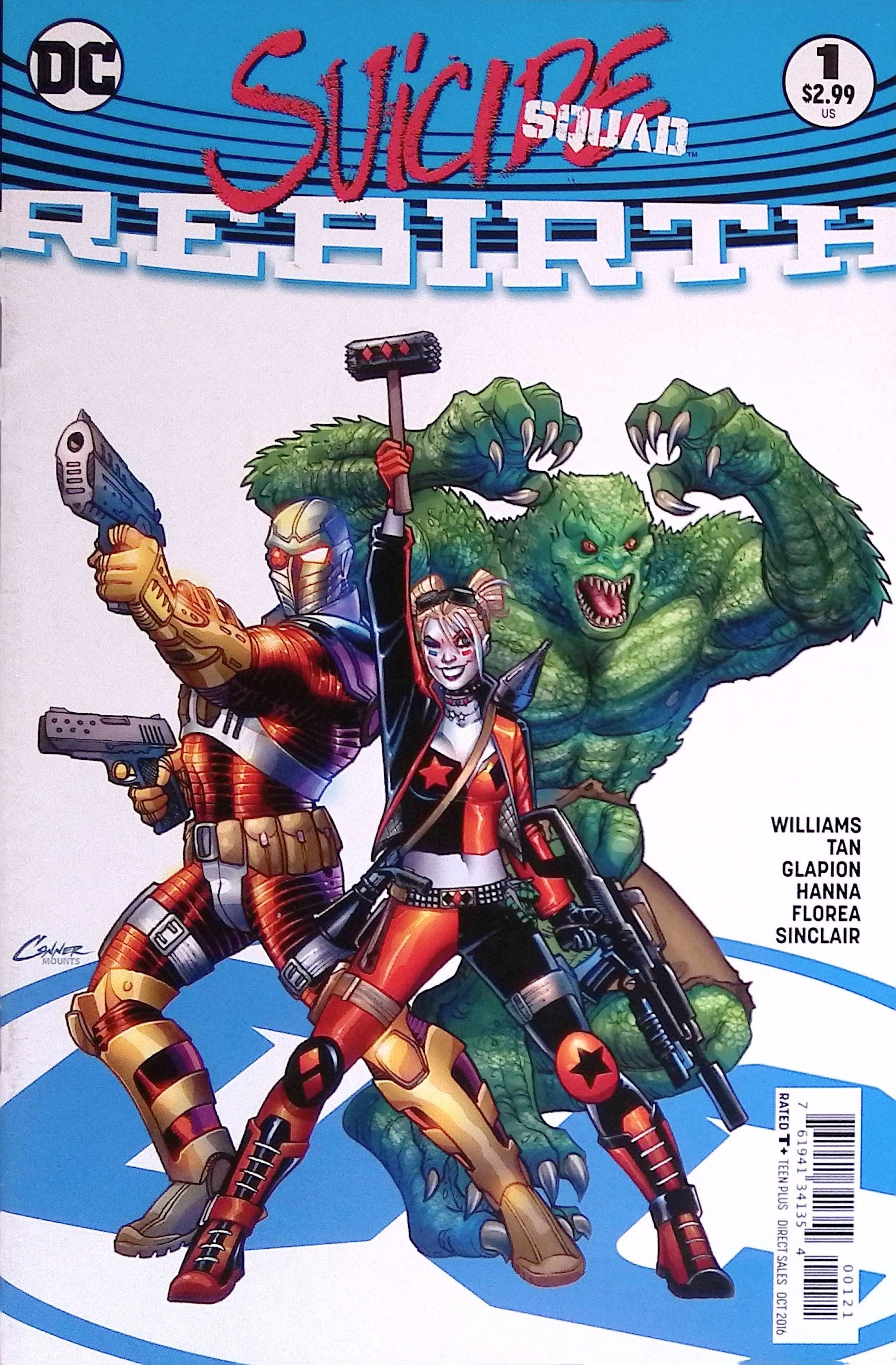 Suicide Squad: Rebirth # 1 Conner Variant 2016 VF/NM