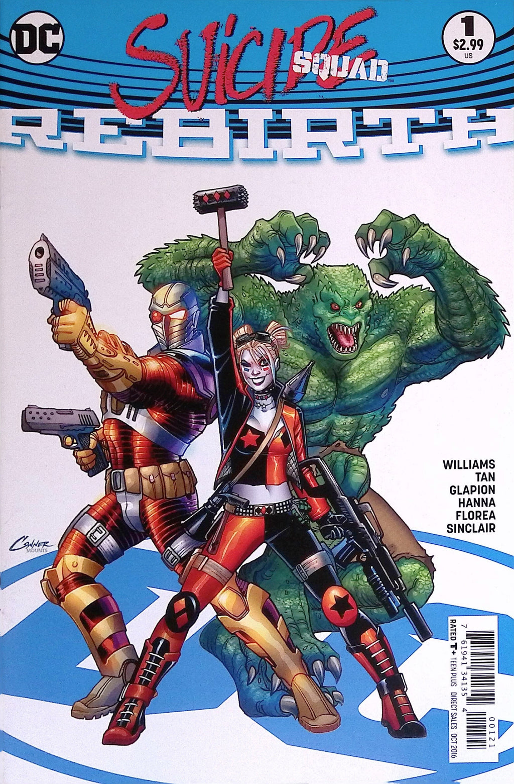 Suicide Squad: Rebirth # 1 Conner Variant 2016 NM-