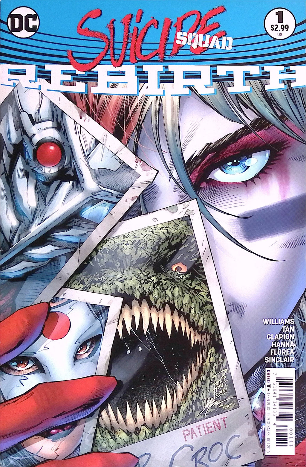 Suicide Squad: Rebirth # 1 Cover A 2016 VF+