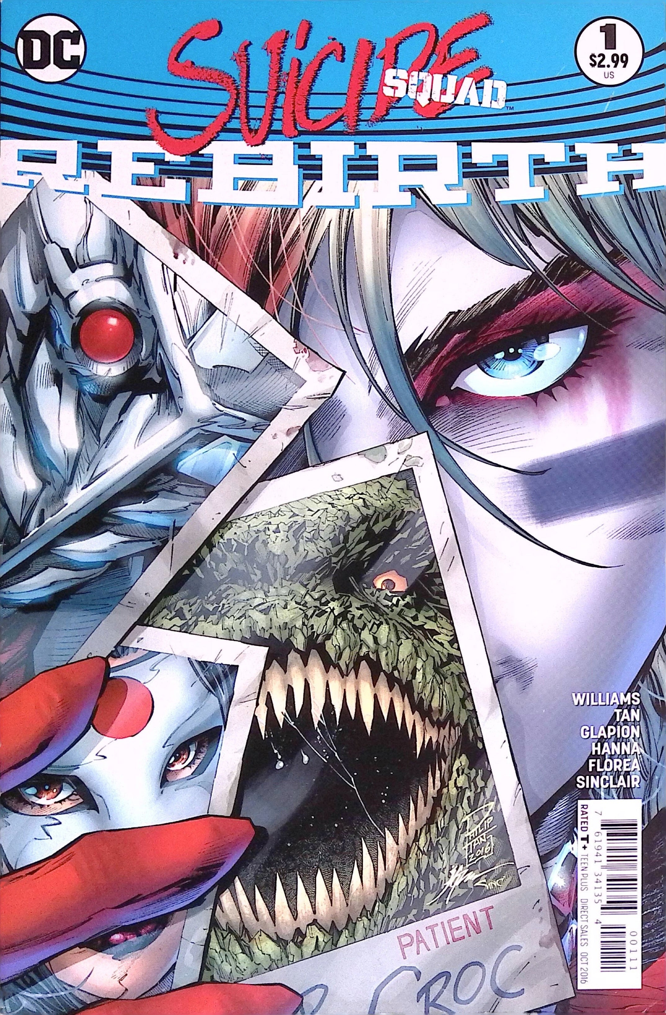 Suicide Squad: Rebirth # 1 Cover A 2016 VF+