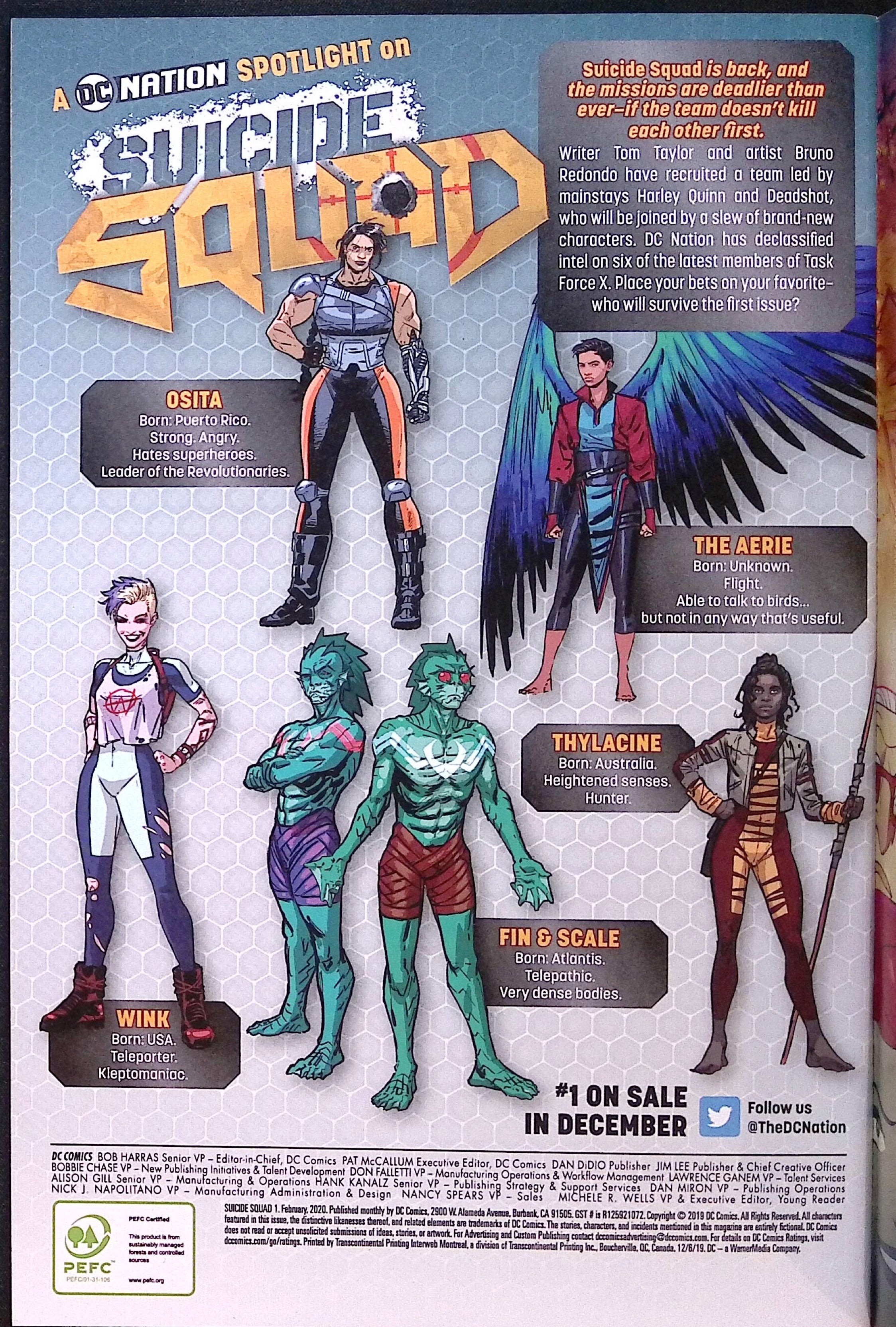 Suicide Squad # 1 2020 NM-